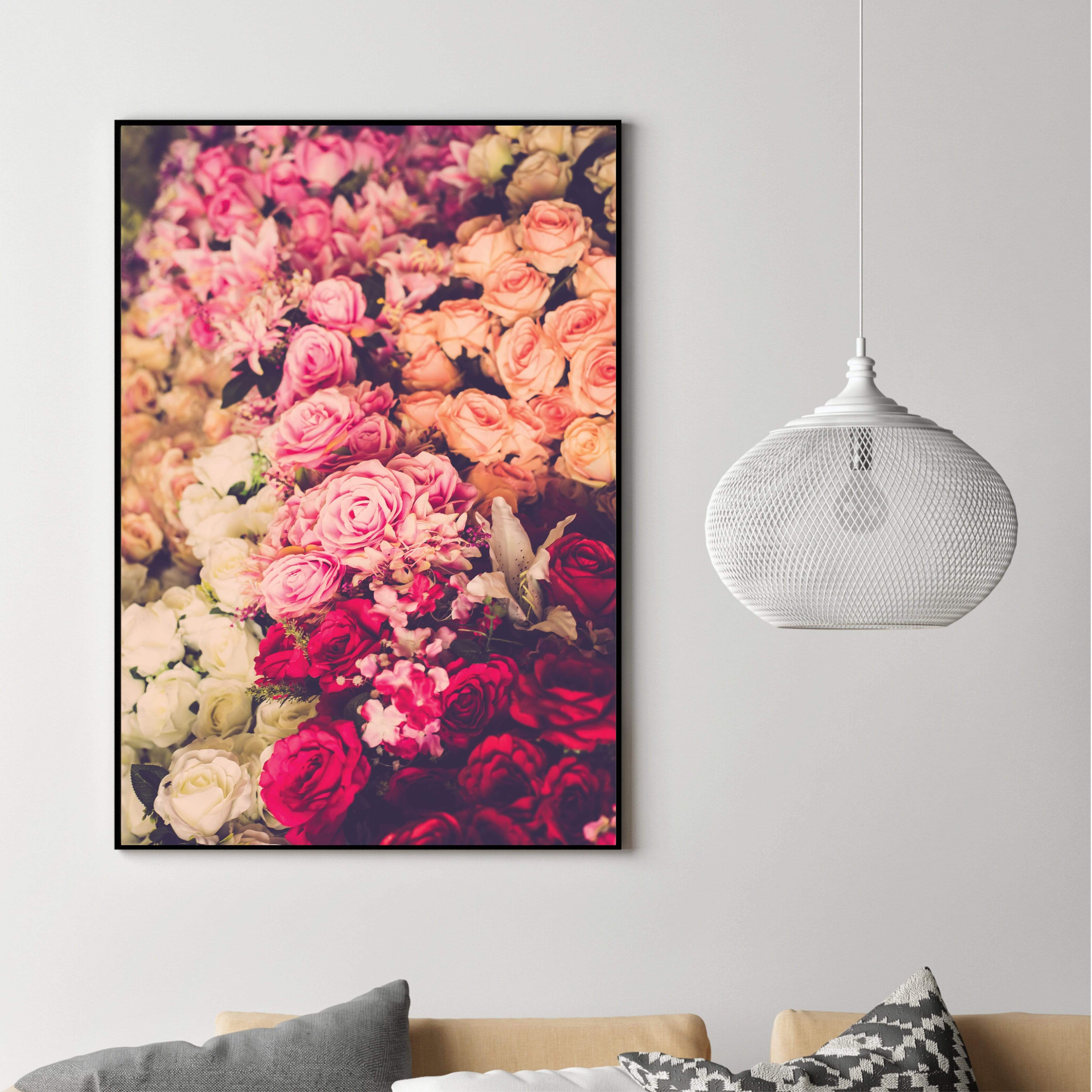 Rose Bouquet Canvas - Image 3