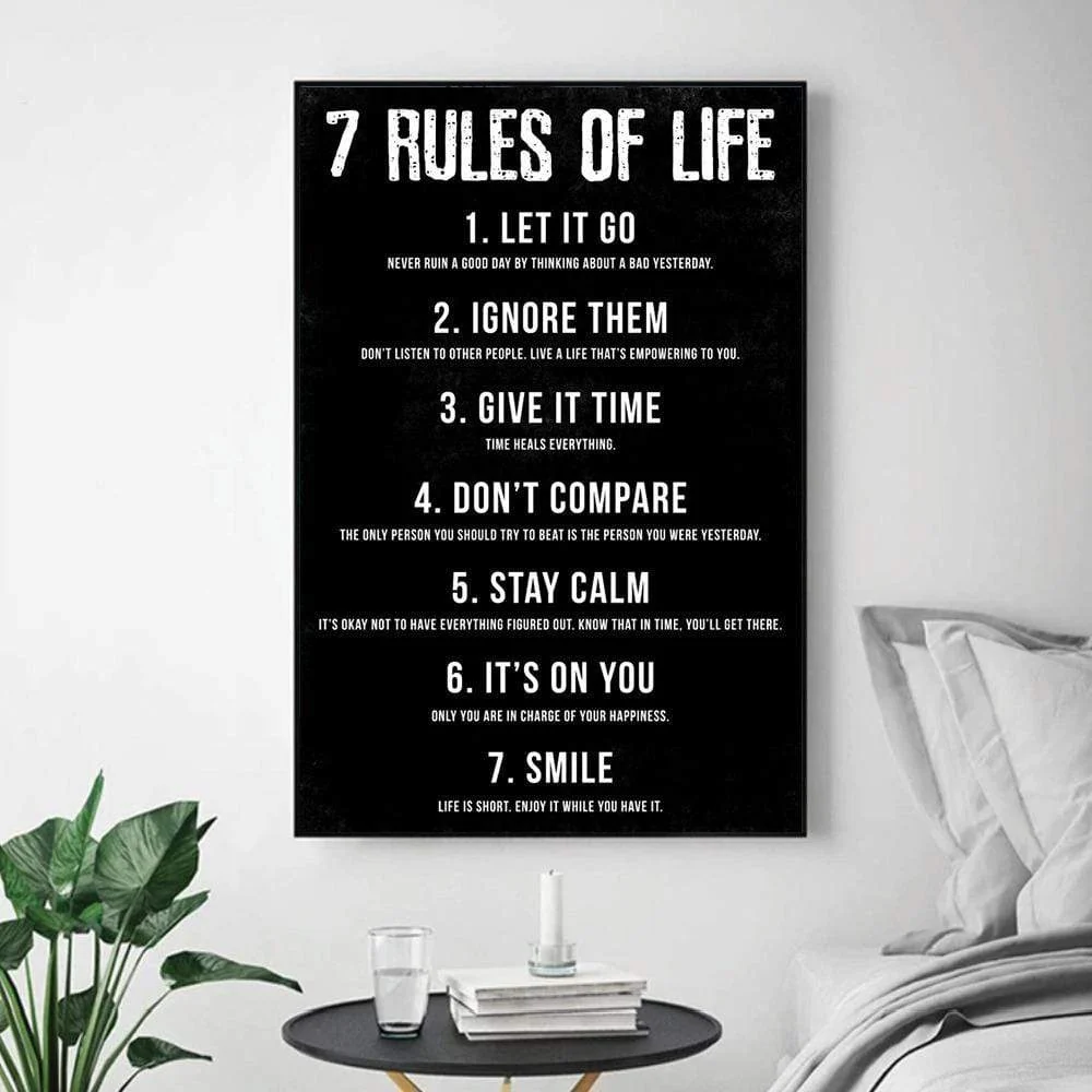 Rules of Life Canvas - Image 3