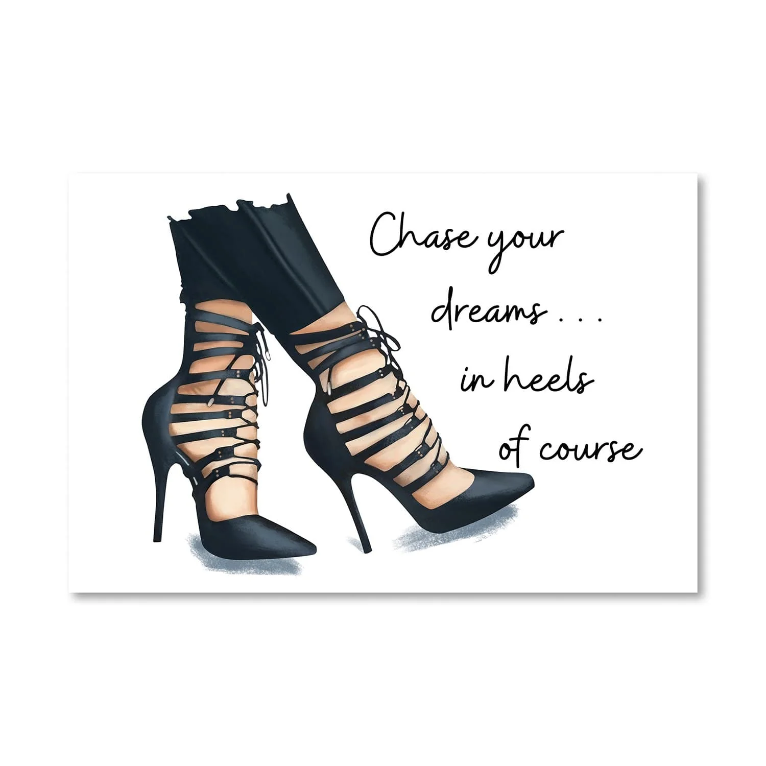 Run In Heels Canvas - Image 3
