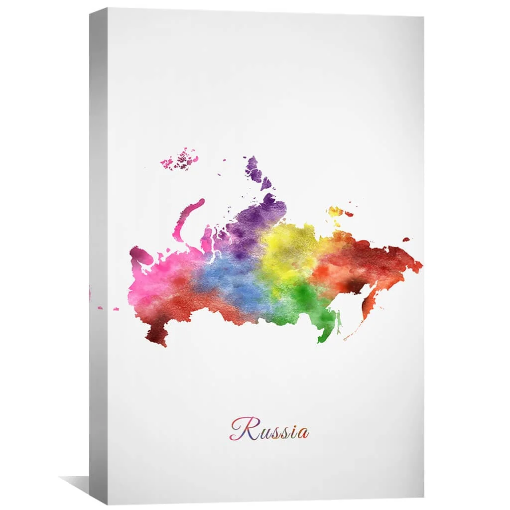 Russia Rainbow Canvas - Image 2