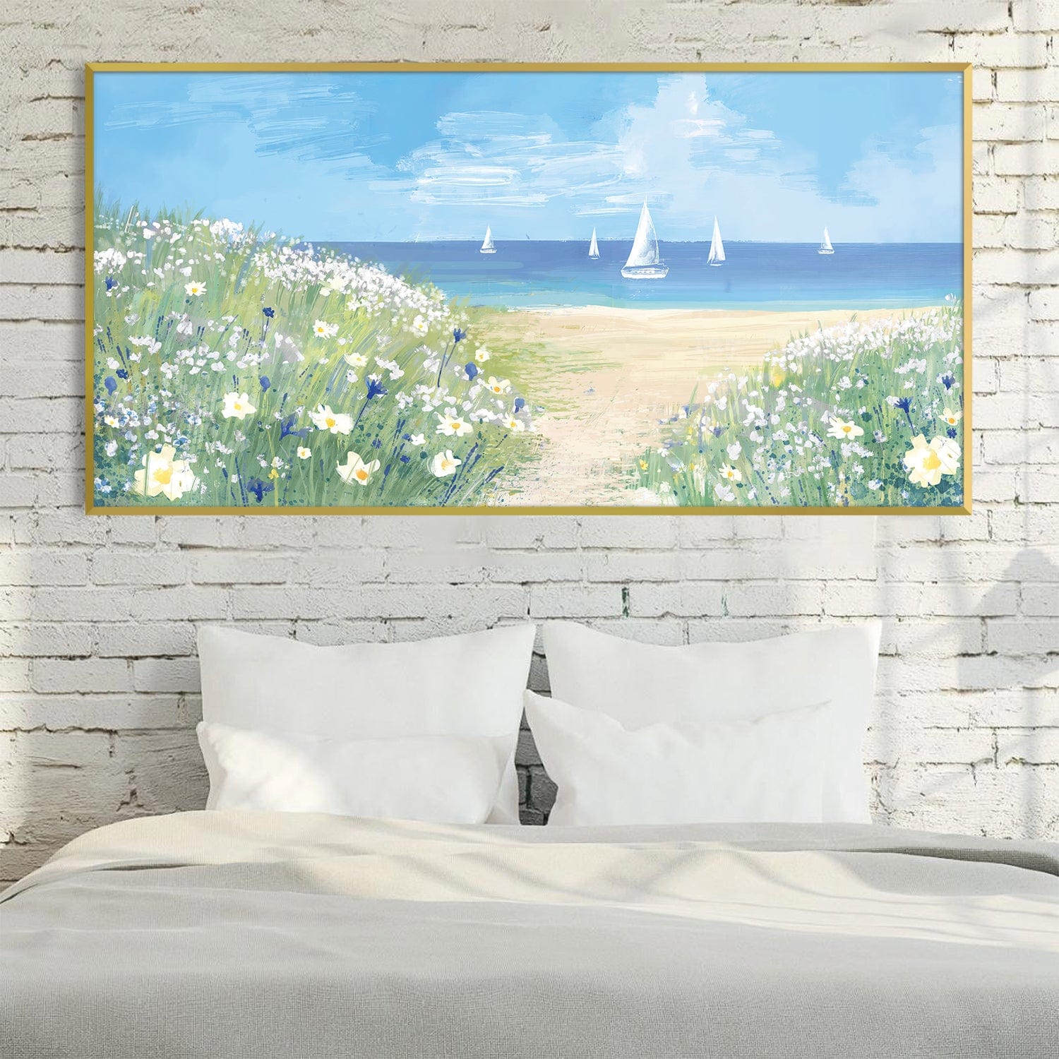 Sails and Daisies Canvas - Image 2