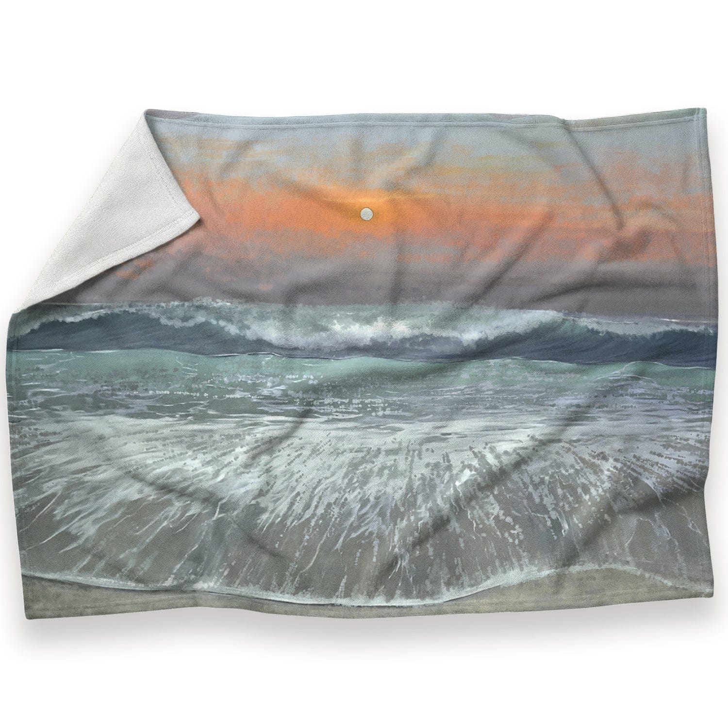 Saltwater Waves Blanket