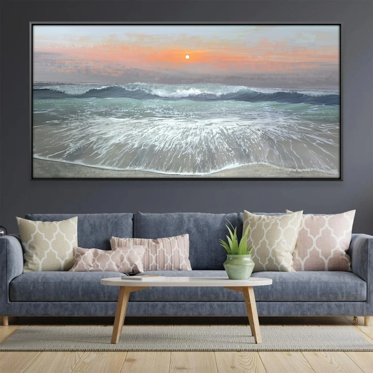 Saltwater Waves Canvas