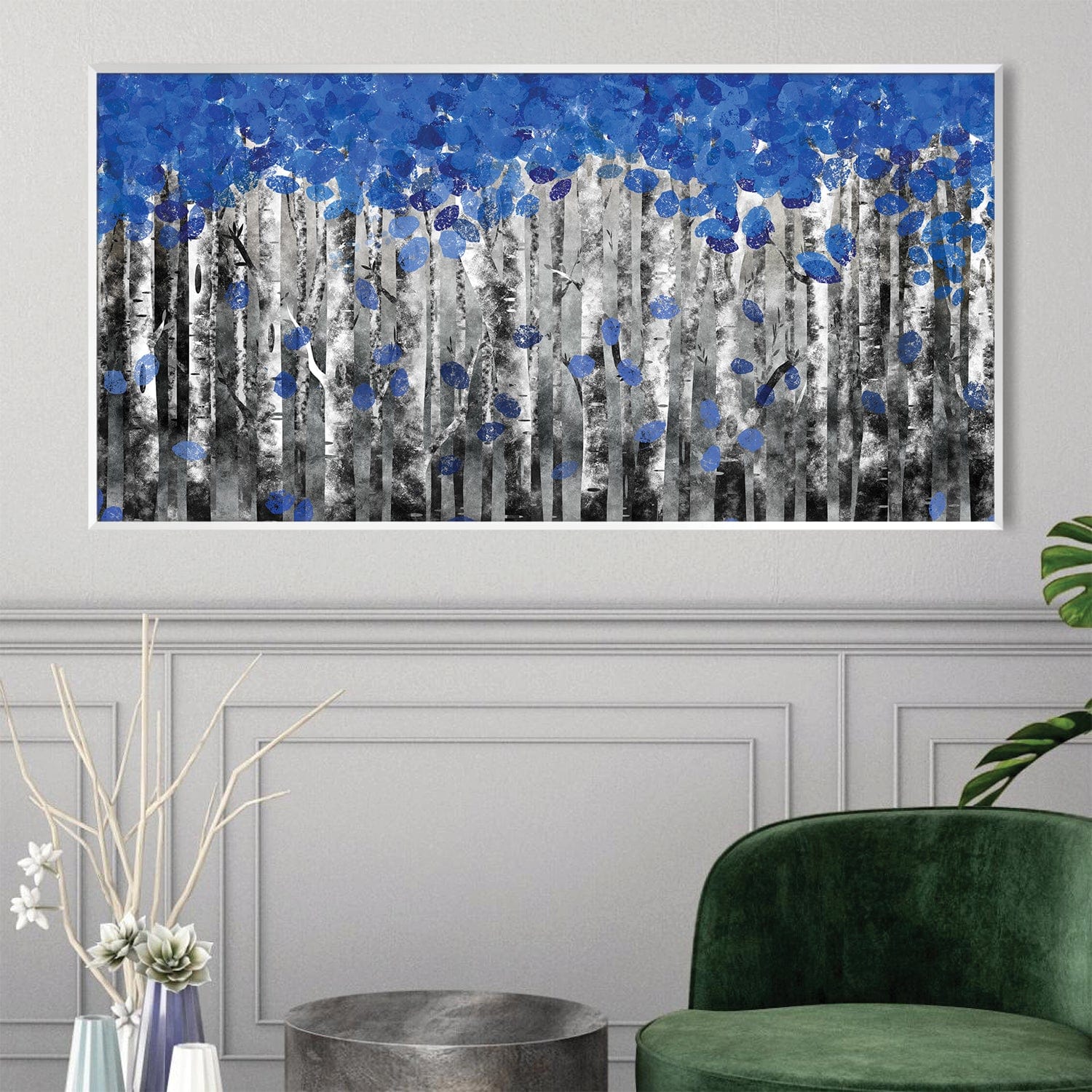 Sapphire Forest Canvas - Image 3
