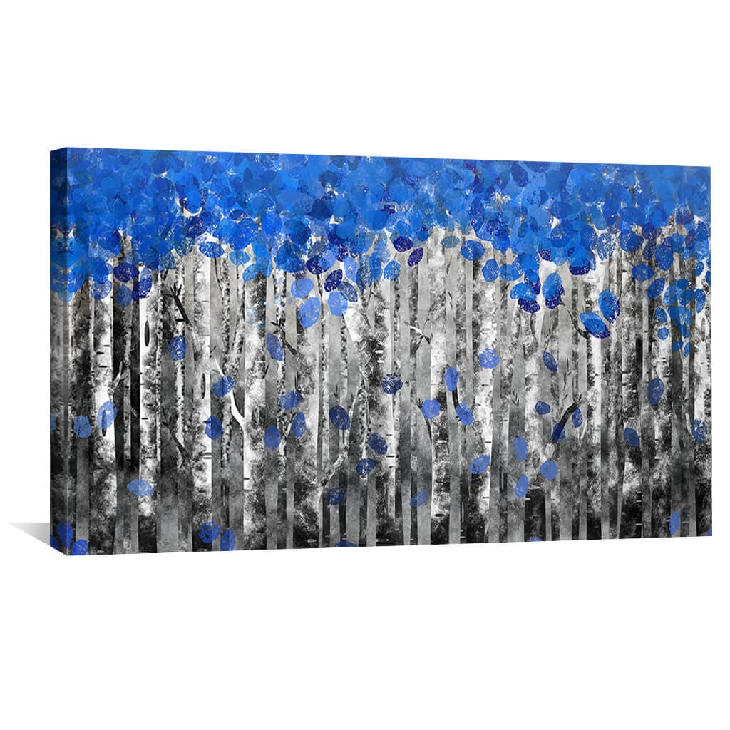 Sapphire Forest Canvas - Image 4