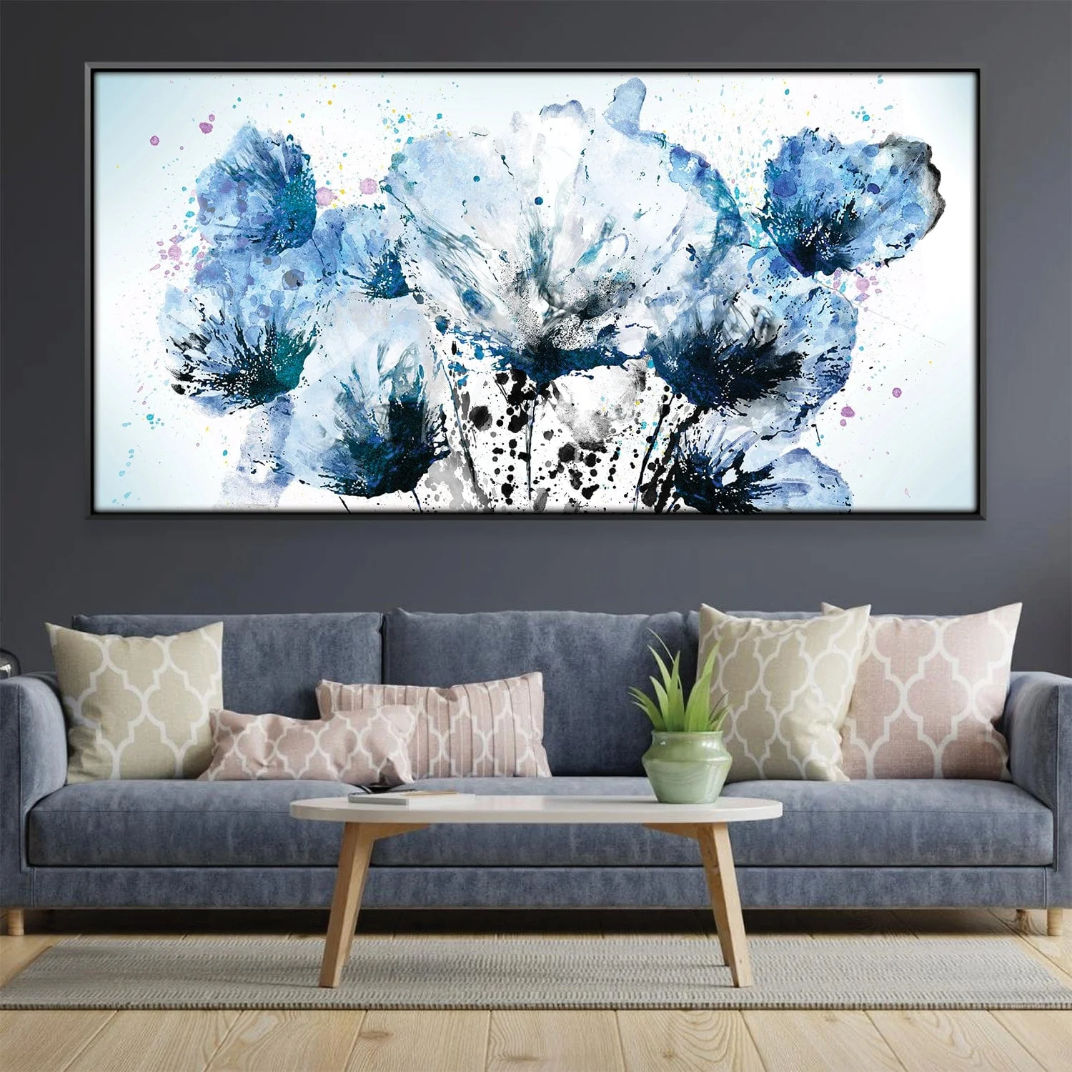 Sapphire Serenade Canvas