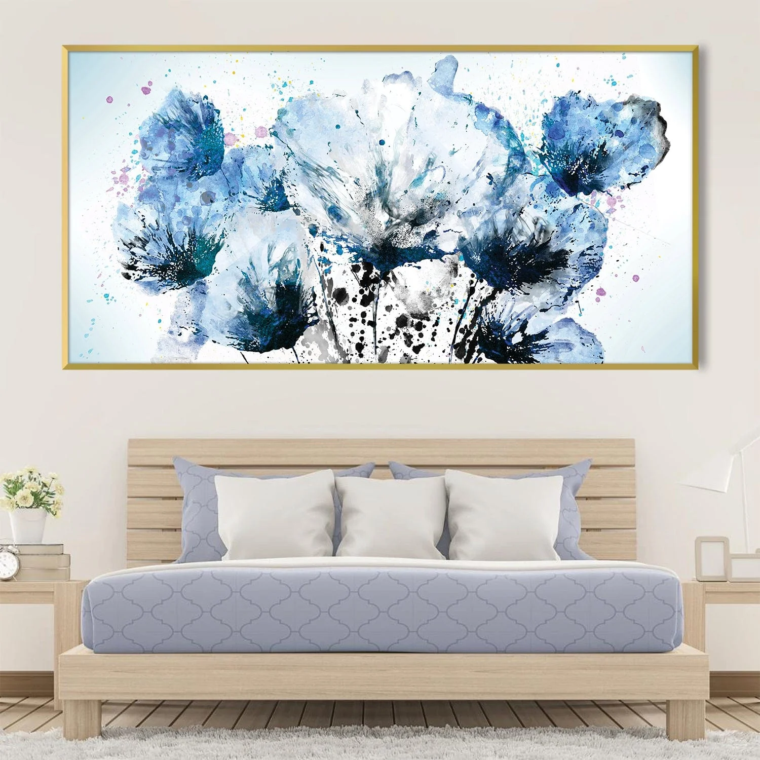 Sapphire Serenade Canvas - Image 2