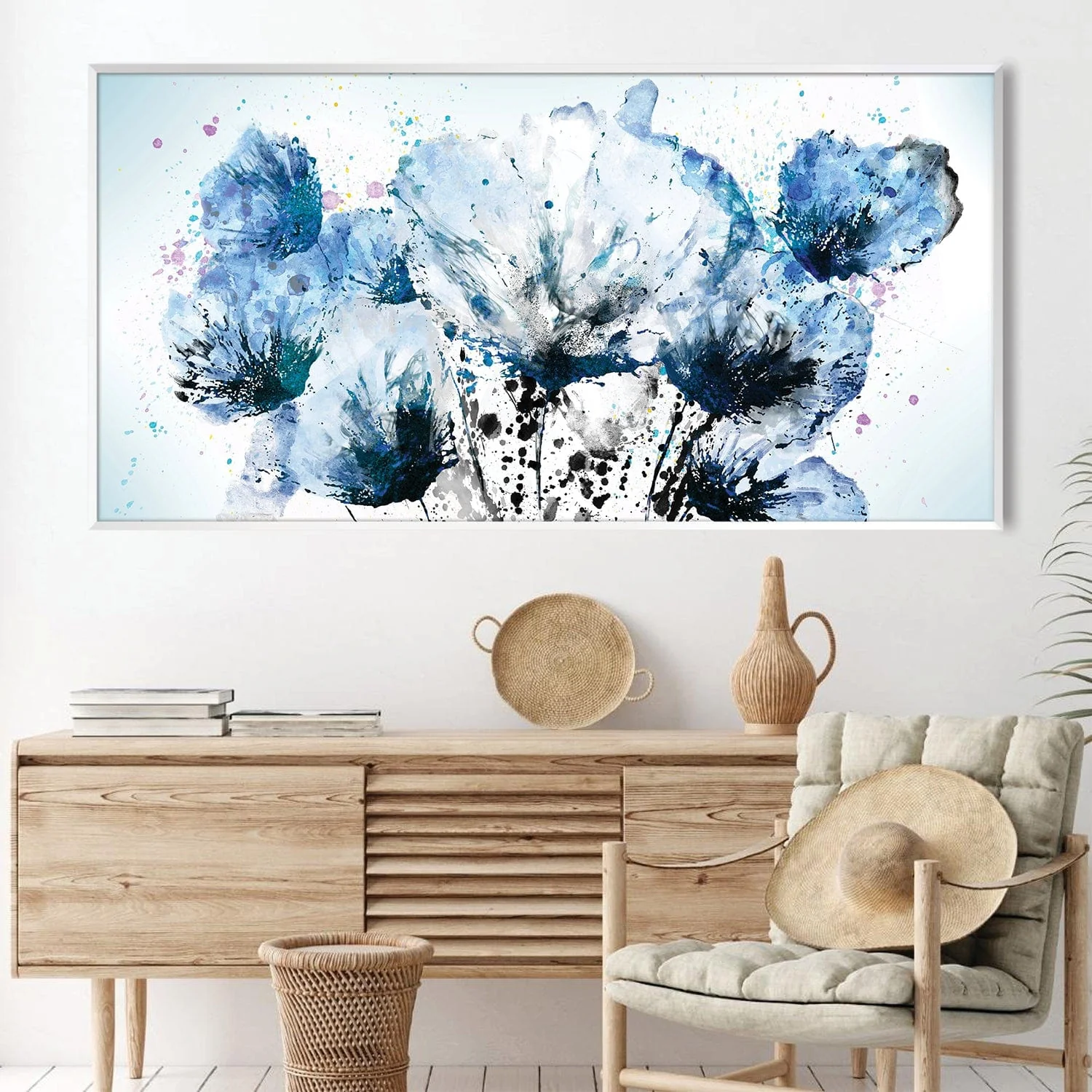 Sapphire Serenade Canvas - Image 3