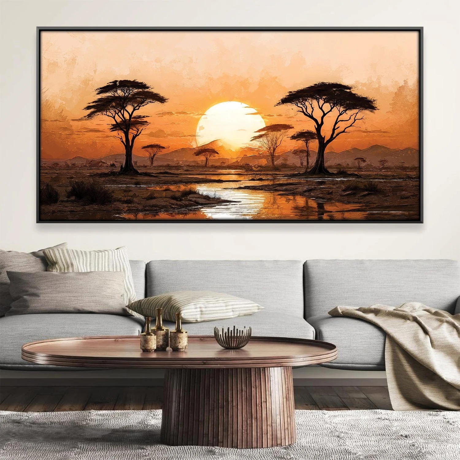 Savanna Sundown Canvas