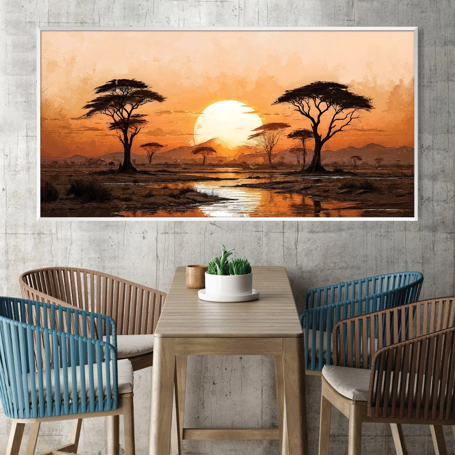 Savanna Sundown Canvas - Image 3