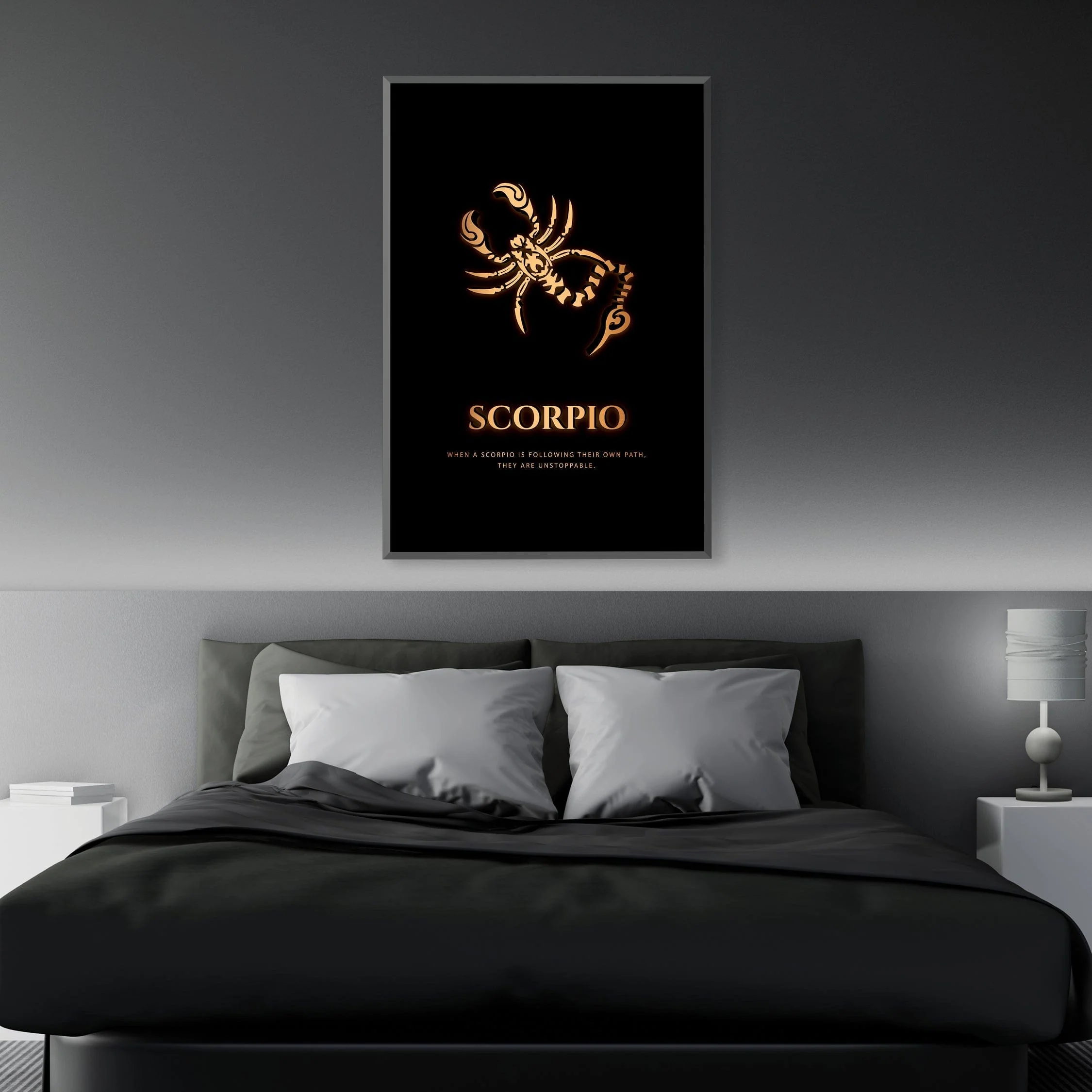 Scorpio - Gold Canvas - Image 5