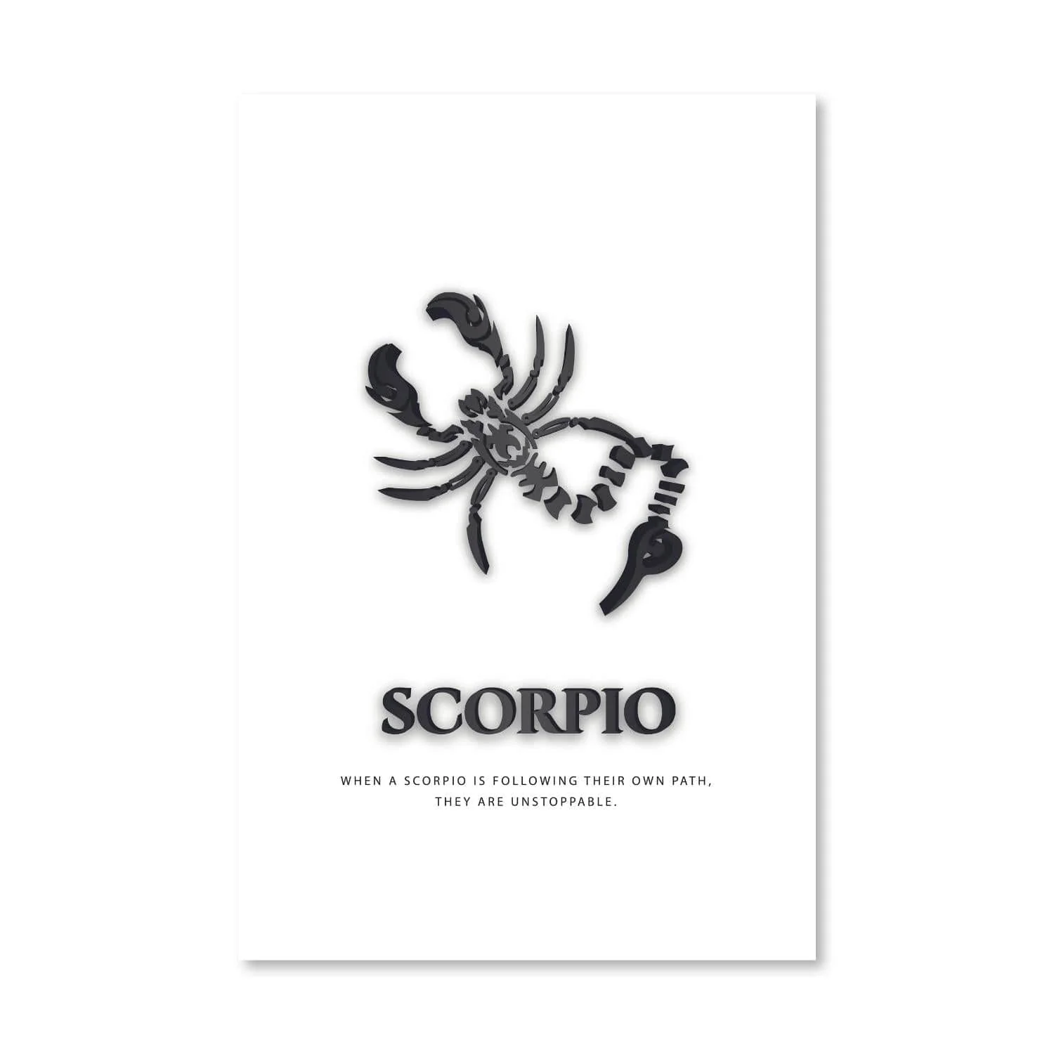 Scorpio - White Canvas - Image 6