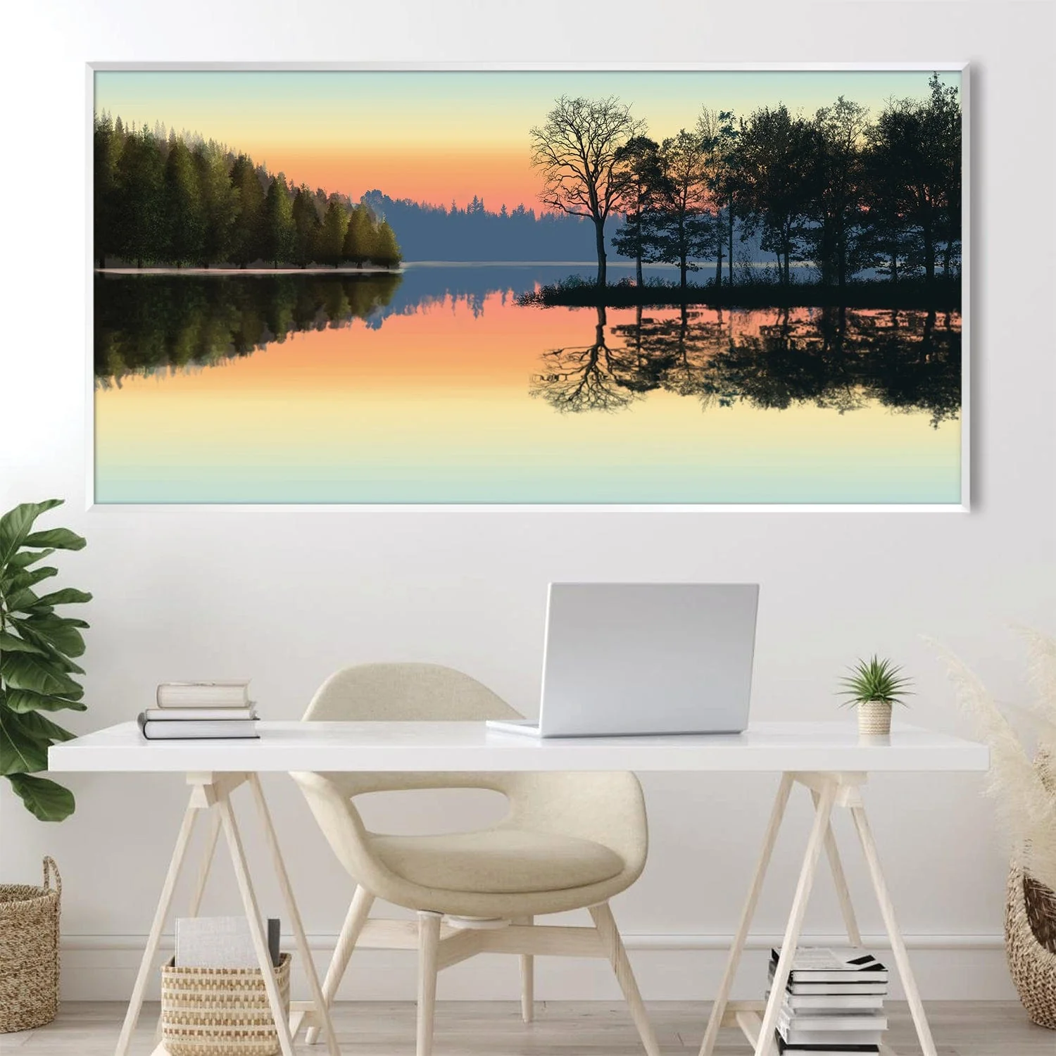 Serene Lakeview Canvas - Image 3