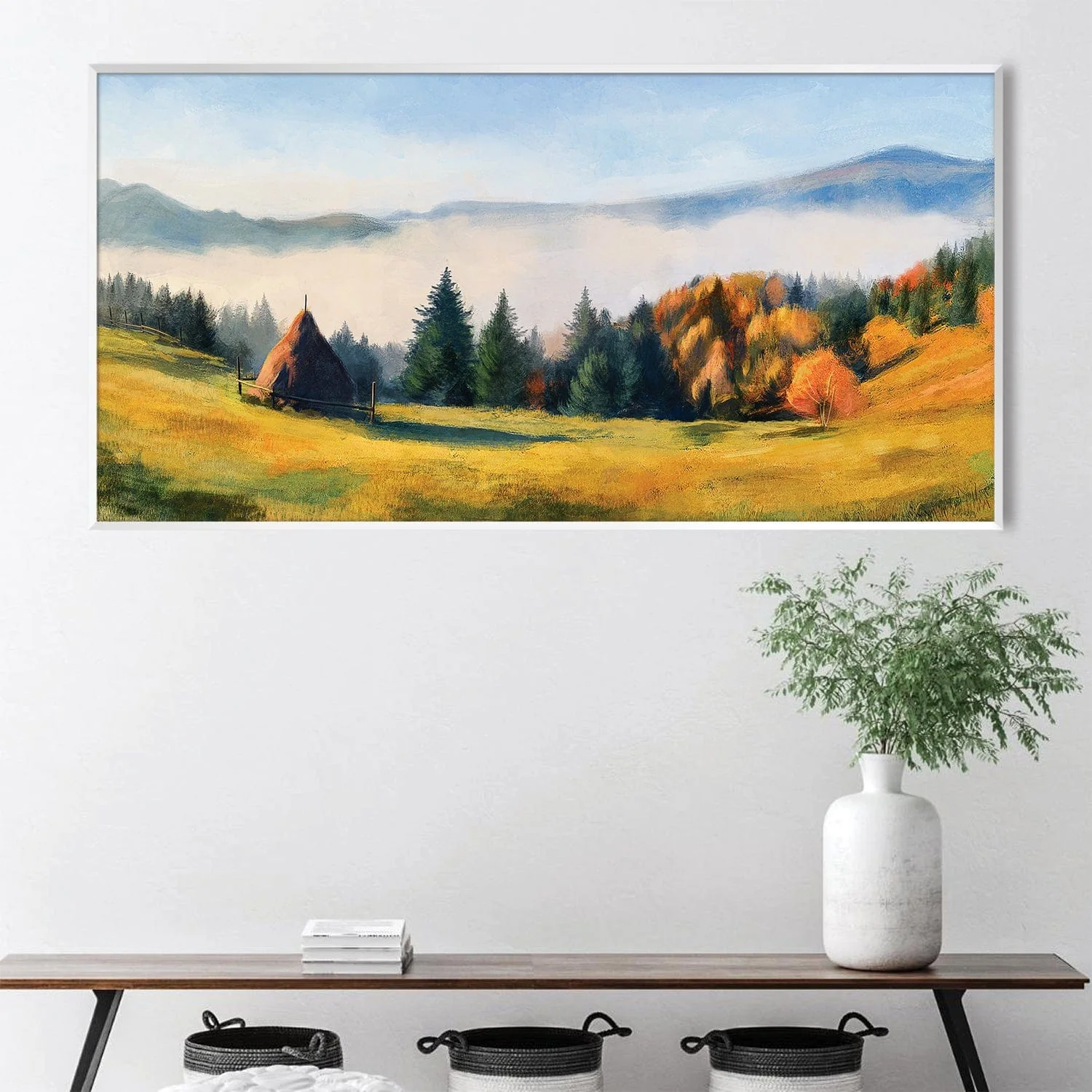 Serene Mountains Canvas - Image 3