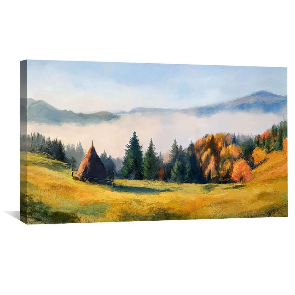 Serene Mountains Canvas - Image 4