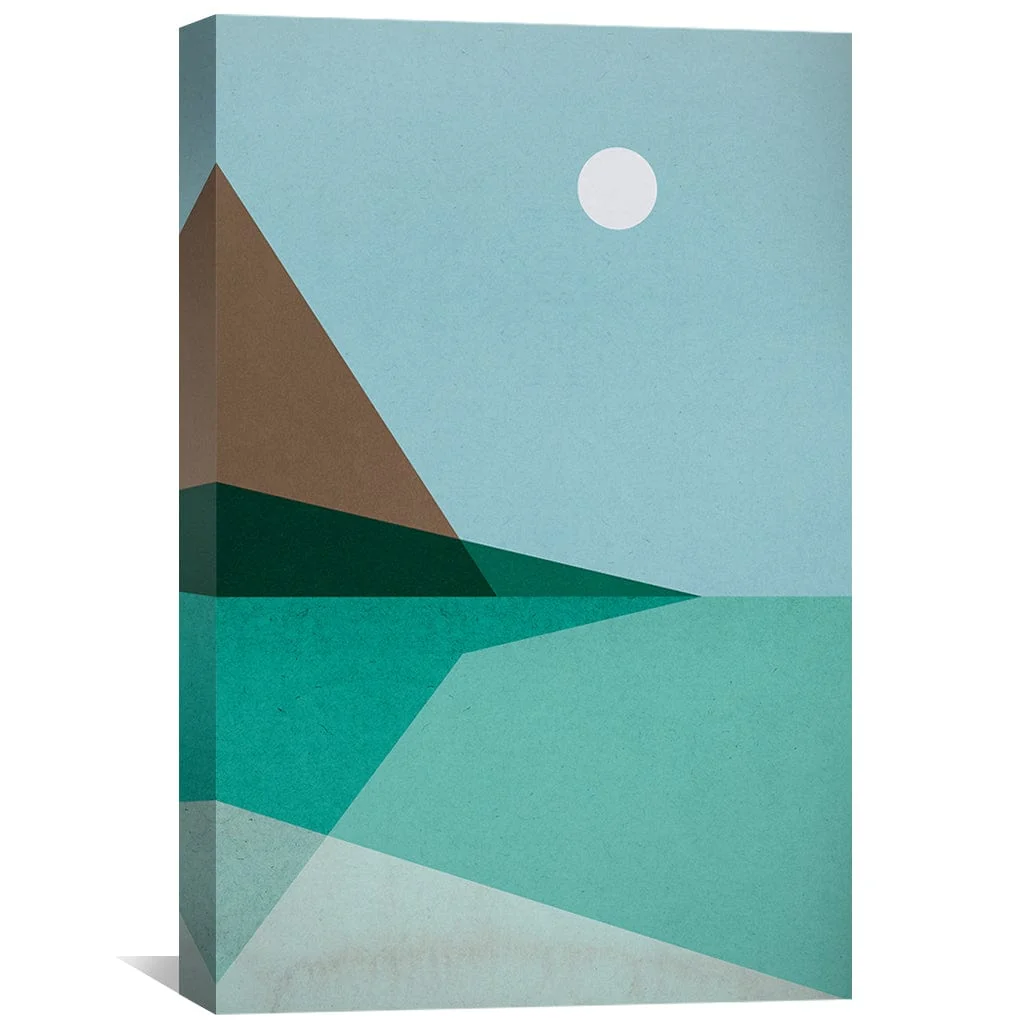 Serene Shore Landscape Canvas - Image 4
