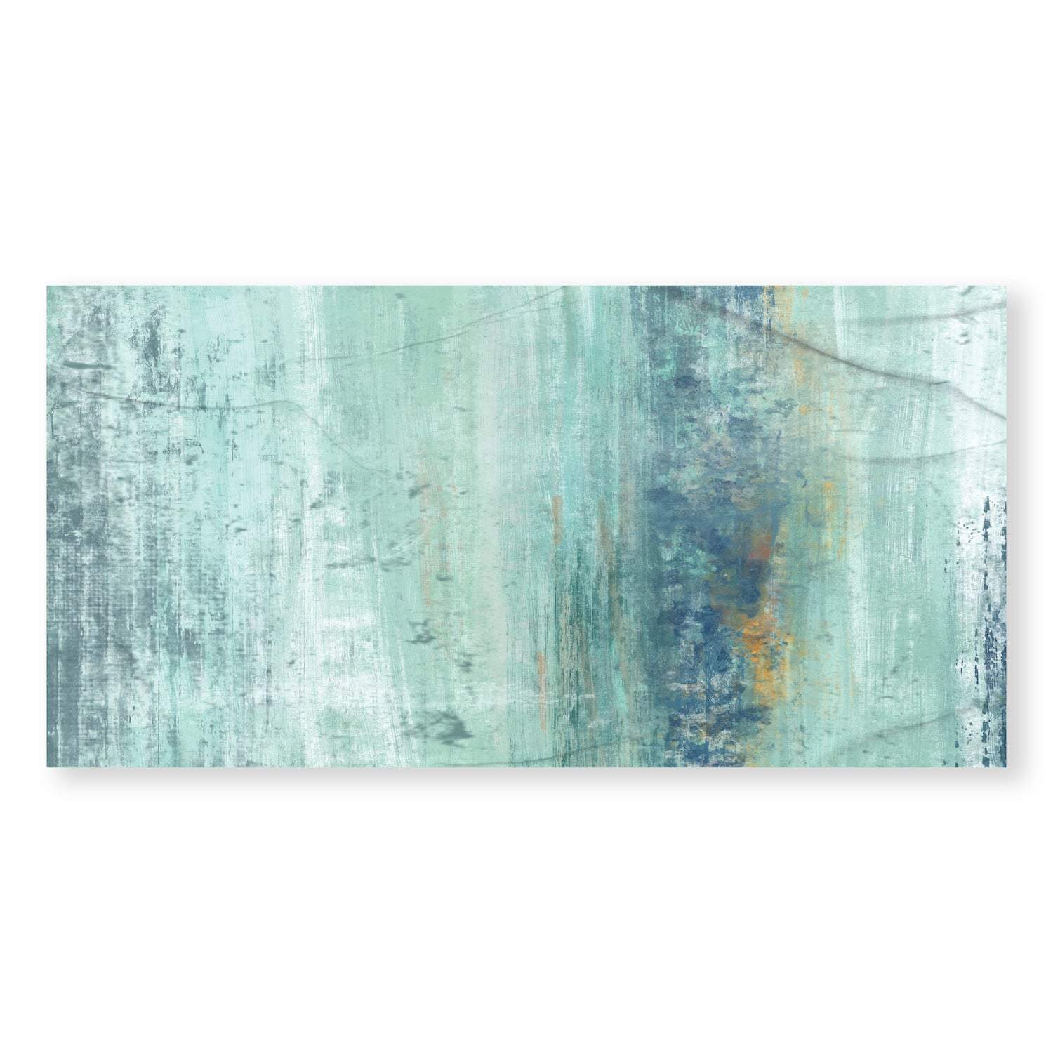 Shades of Turquoise Canvas - Image 5