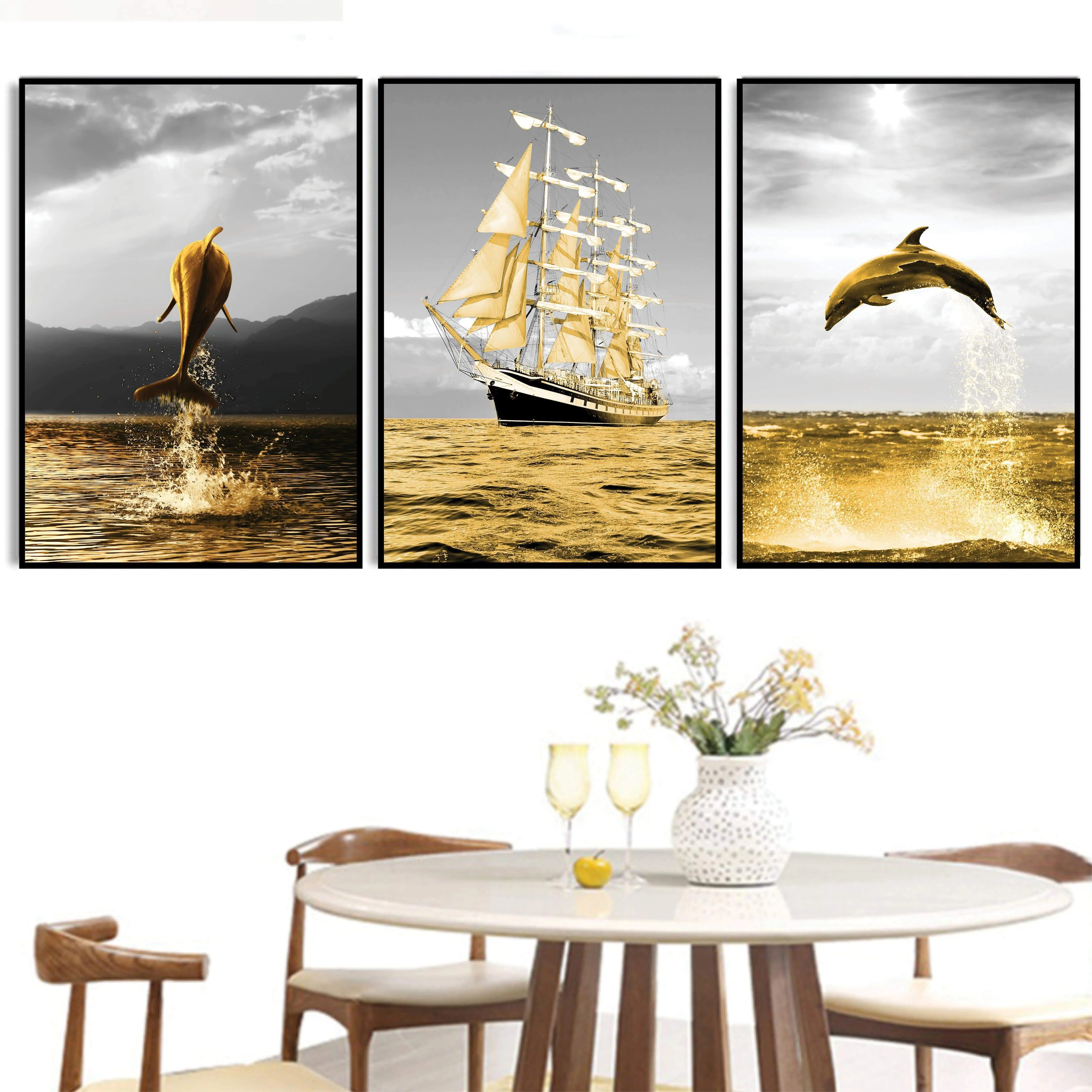 Shining Dolphin Canvas - Image 3