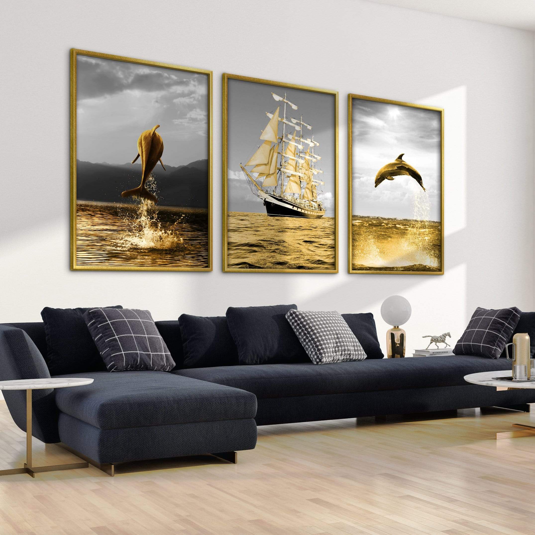 Shining Dolphin Canvas - Image 4