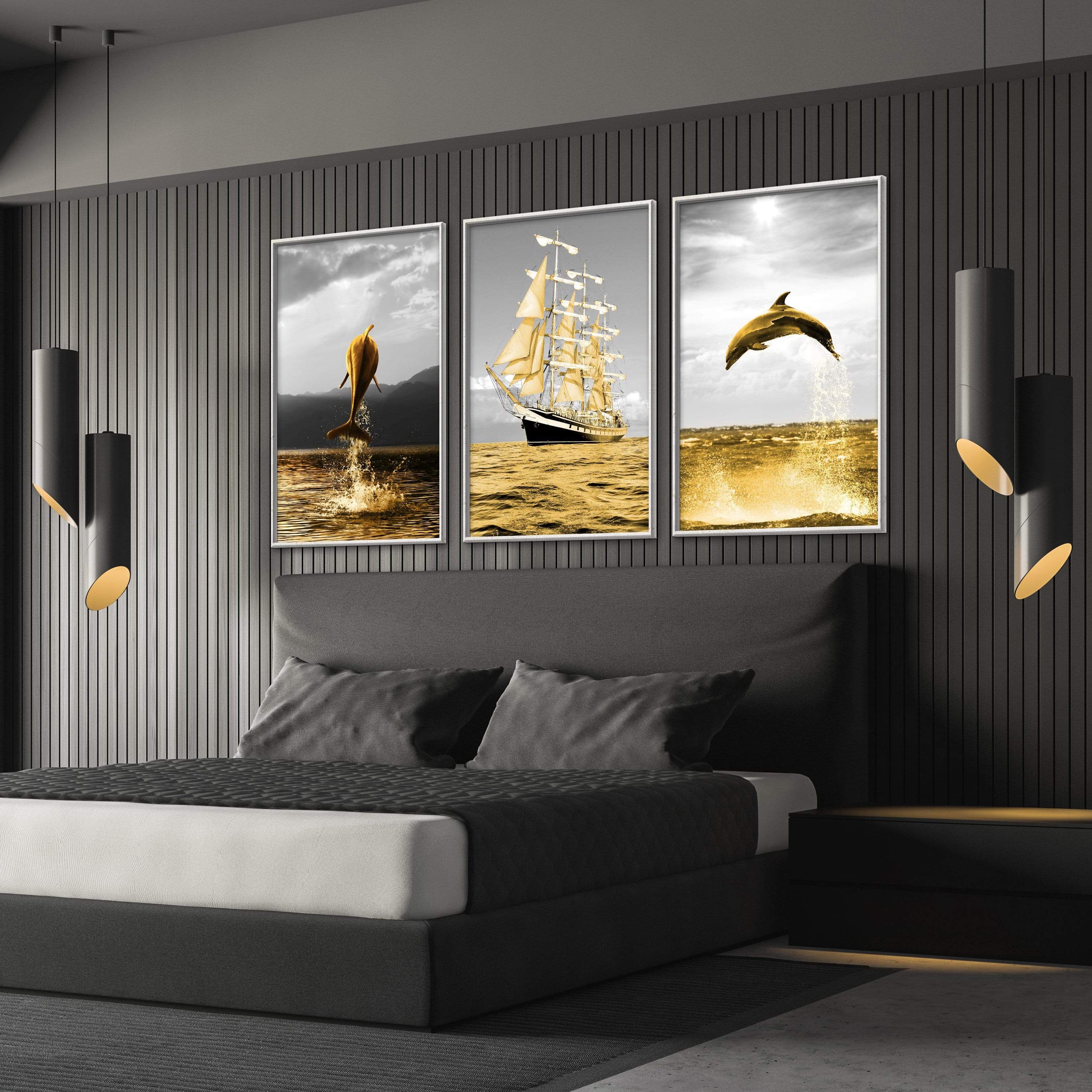 Shining Dolphin Canvas - Image 5