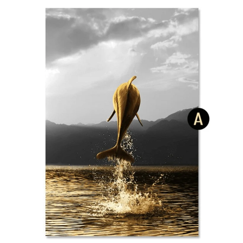 Shining Dolphin Canvas - Image 6