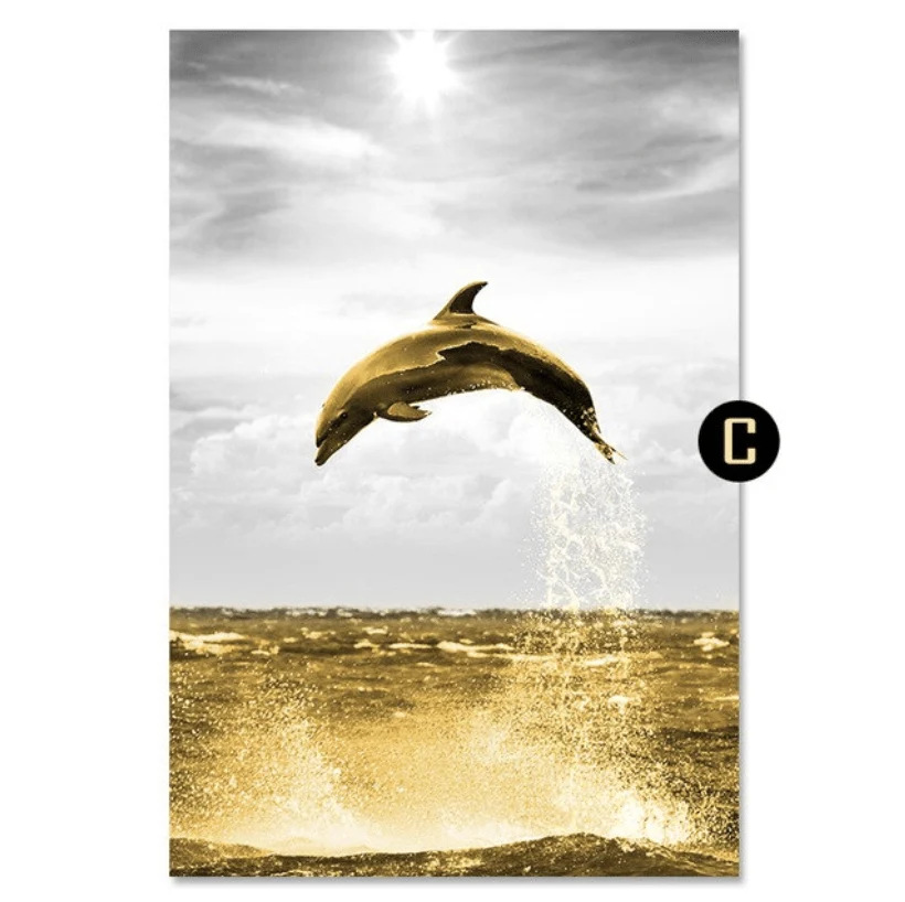 Shining Dolphin Canvas - Image 8