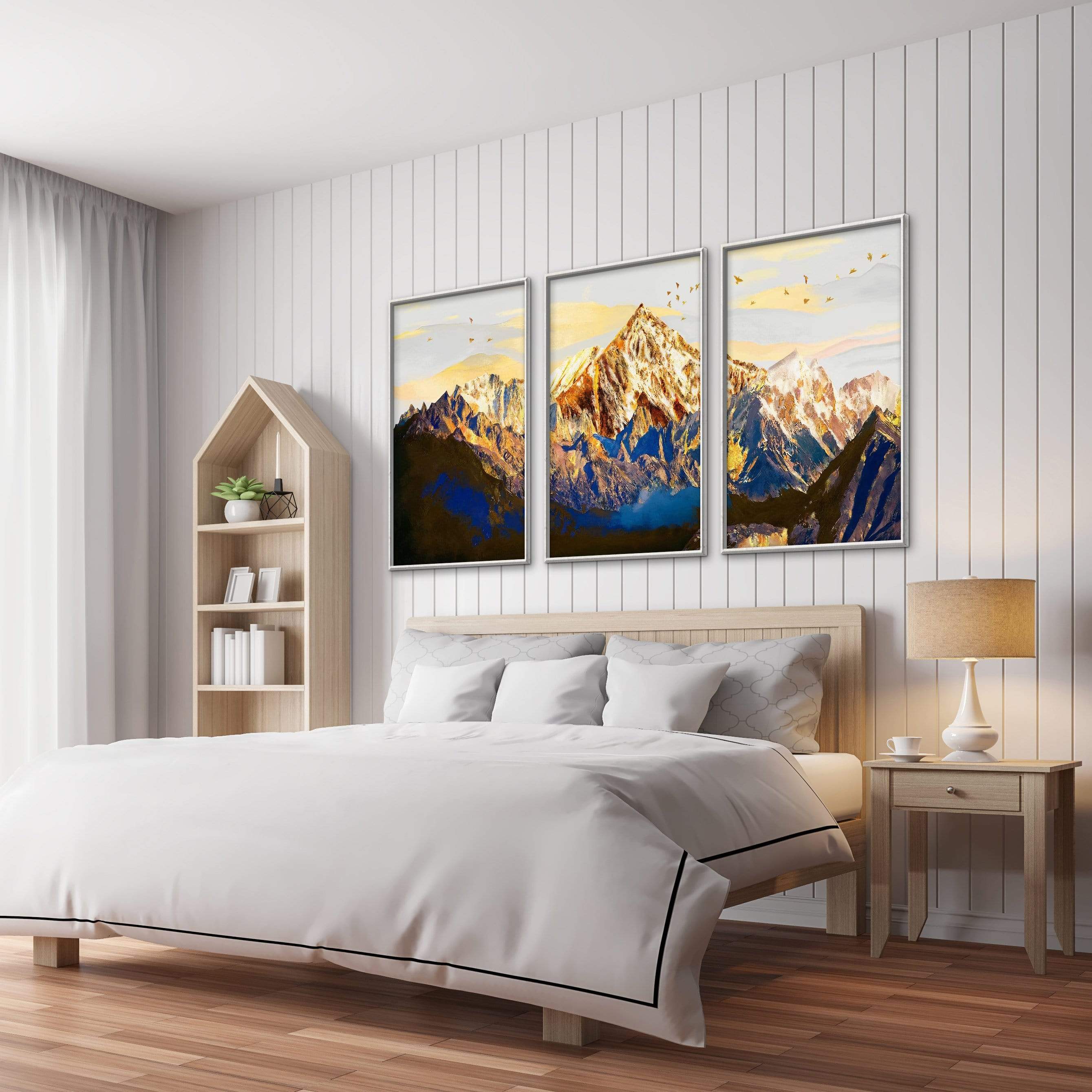 Shining Mountains Canvas - Image 4