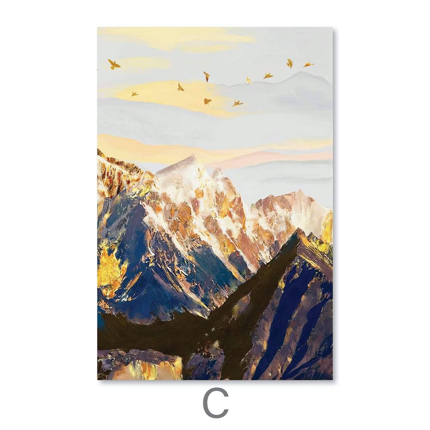 Shining Mountains Canvas - Image 7