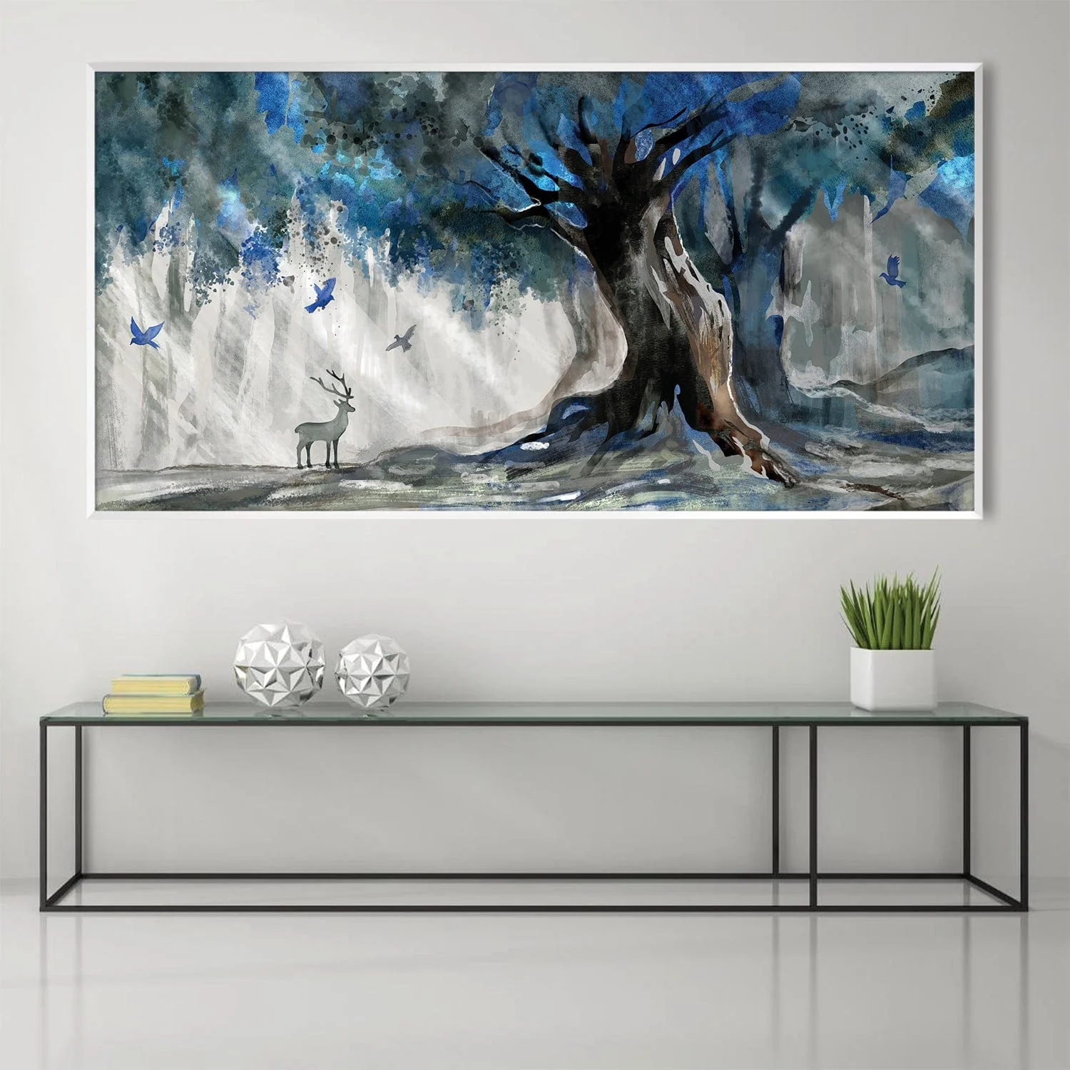 Silent Blue Canopy Canvas - Image 3