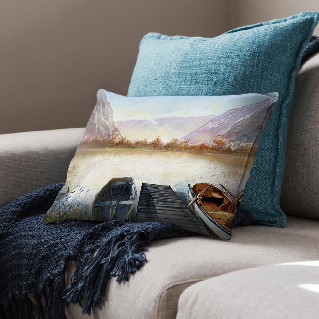 Sketched Lakeside Cushion - Image 2