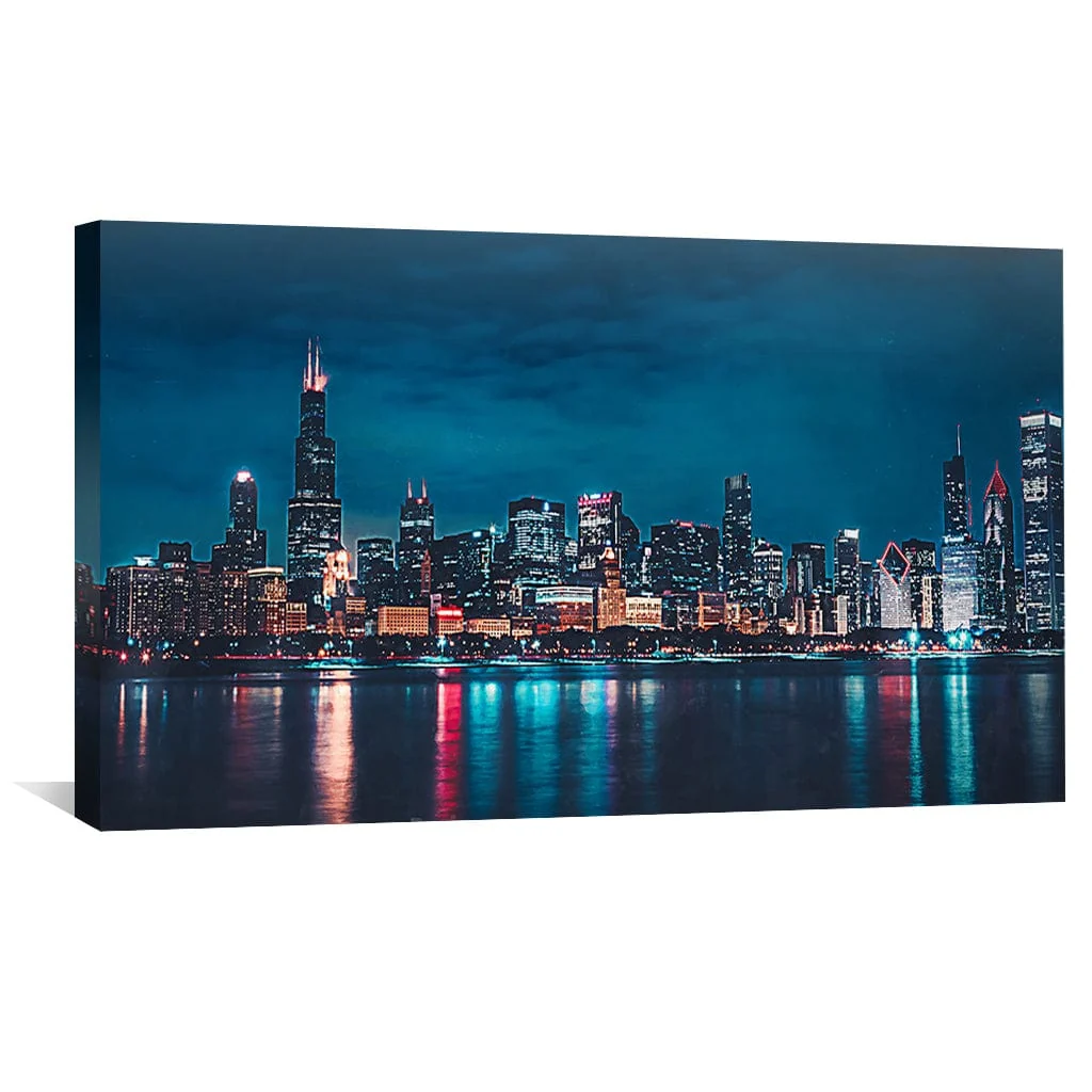 Skyline Nights Canvas - Image 4