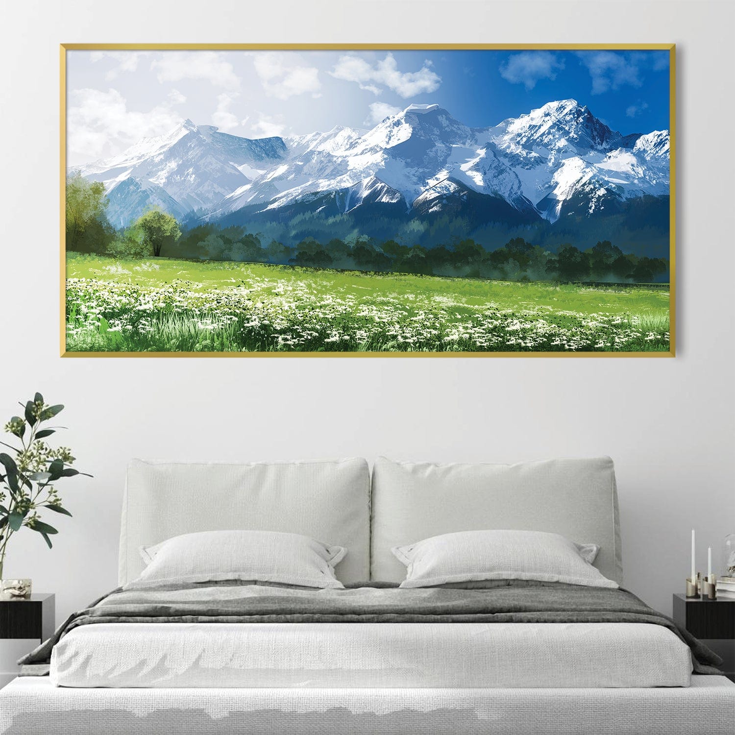 Snowcapped Serenity Canvas - Image 2