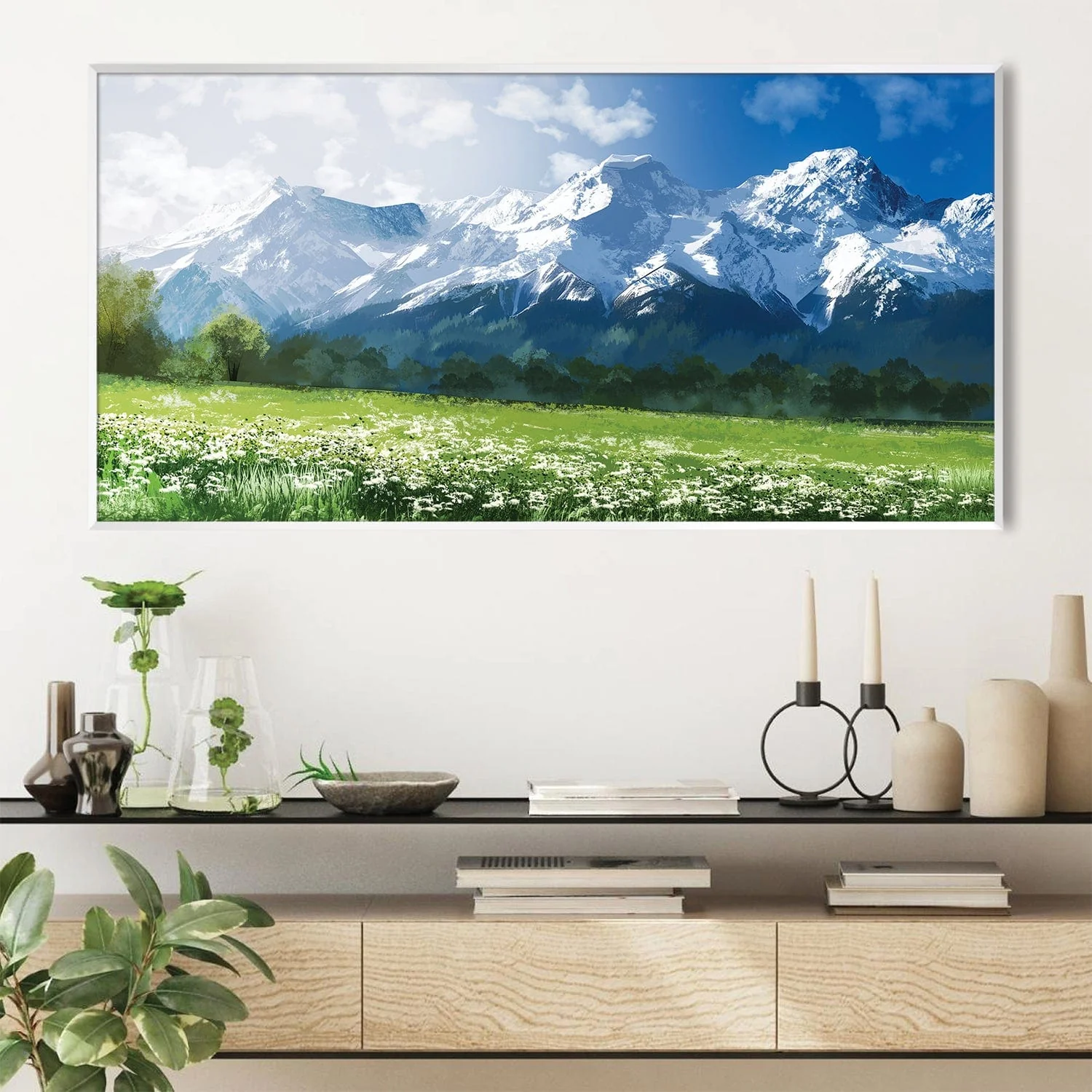 Snowcapped Serenity Canvas - Image 3