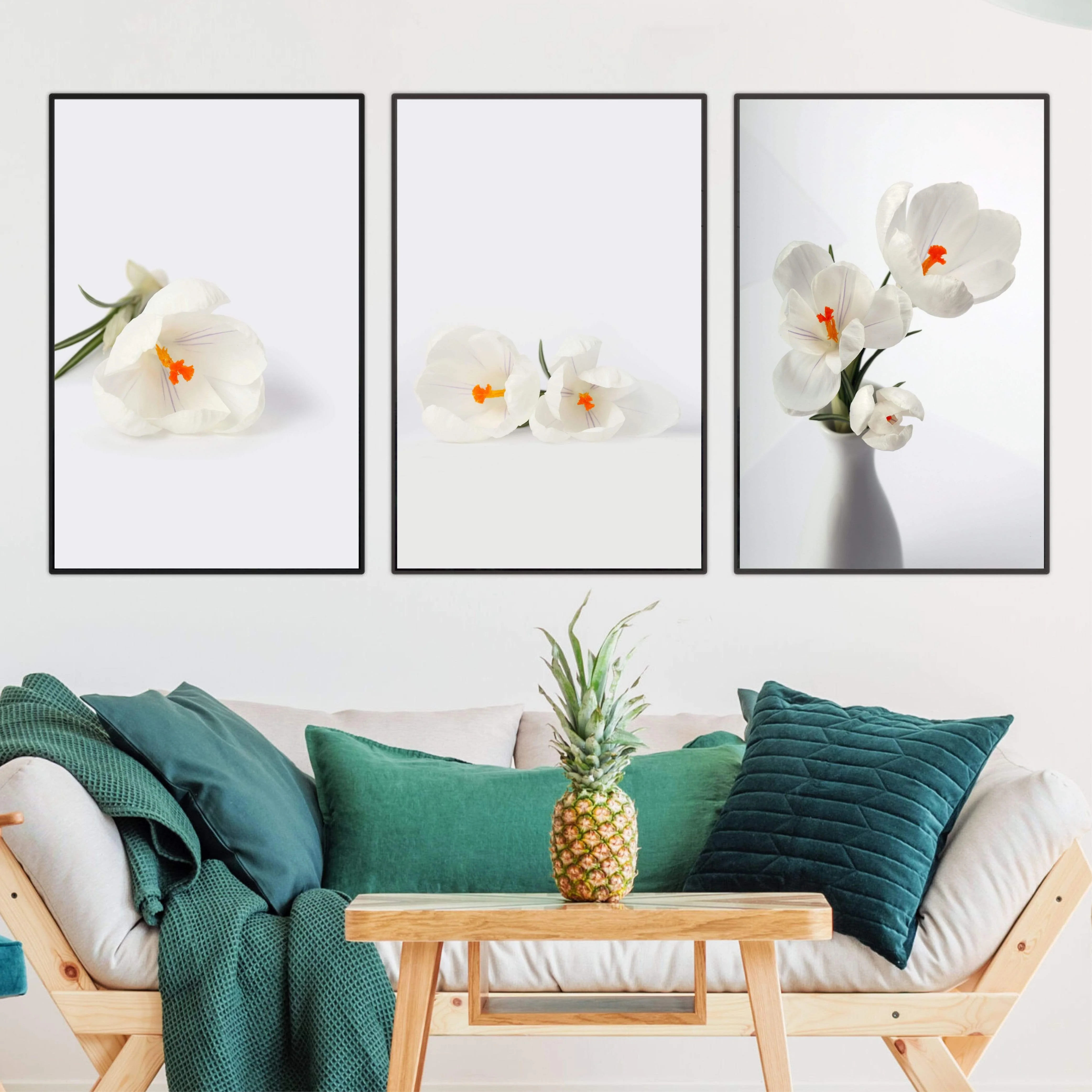Snowdrop Flowers Canvas - Image 3