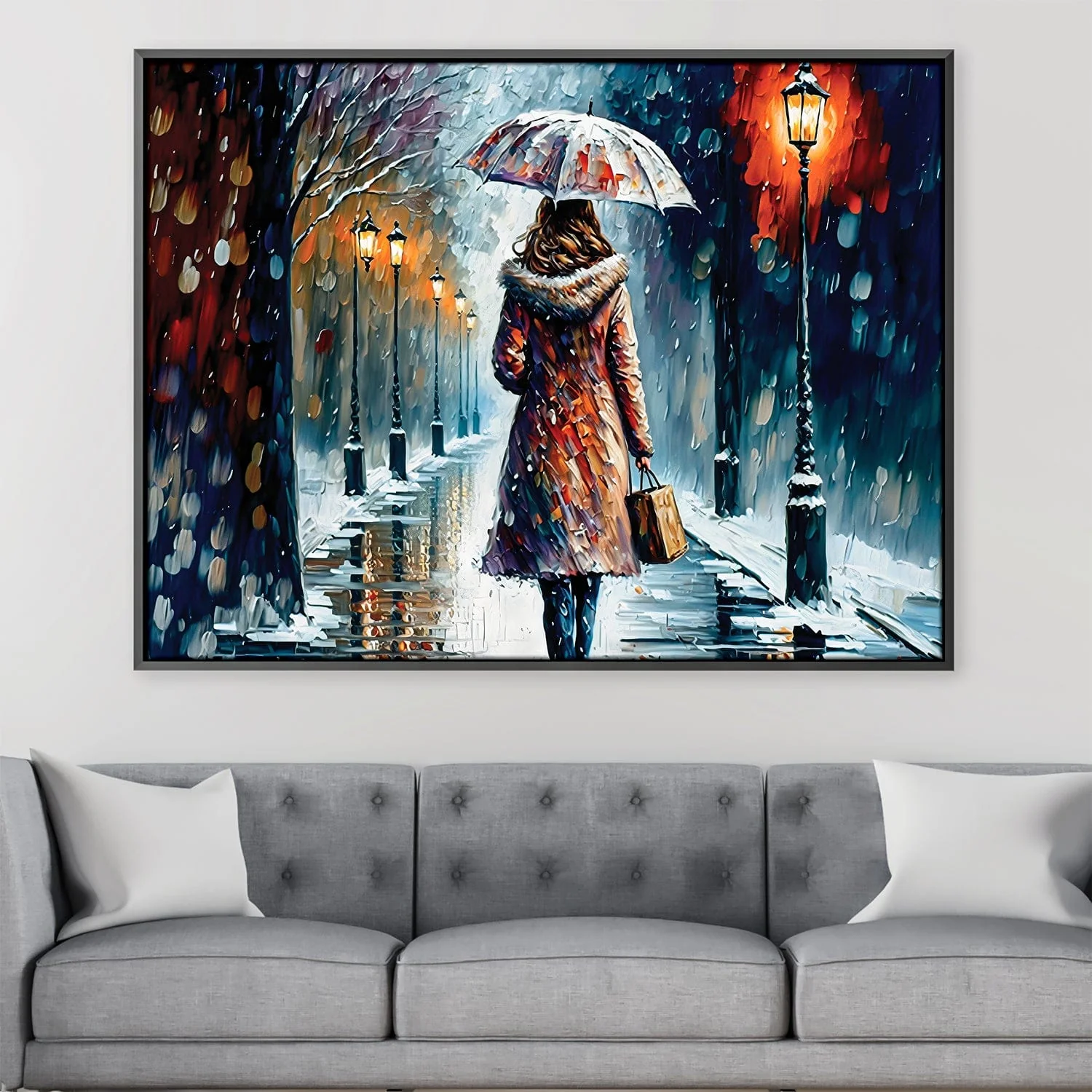 Snowy Beauty Canvas