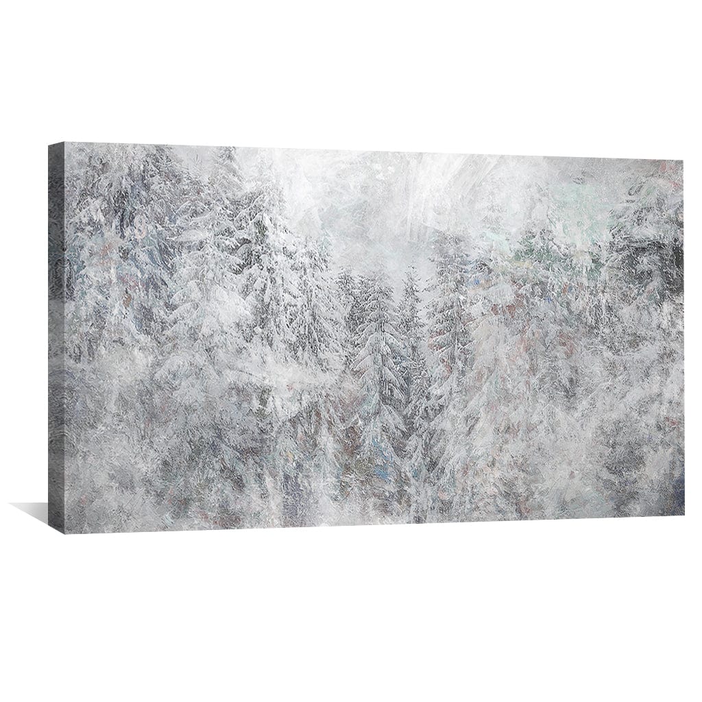 Snowy Forest Canvas - Image 4