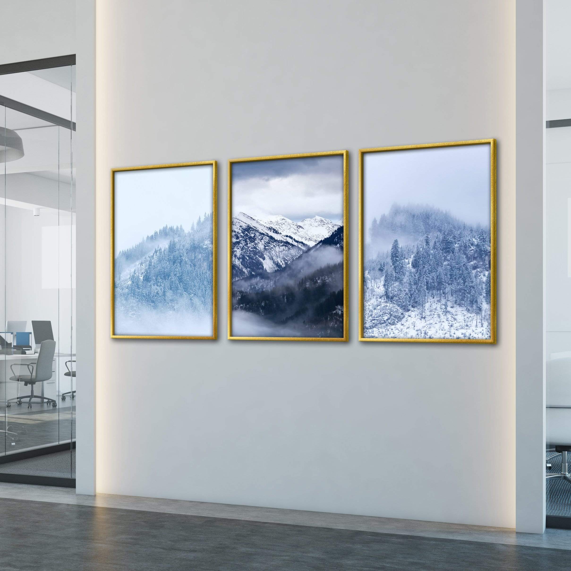 Snowy Mountain Canvas - Image 4