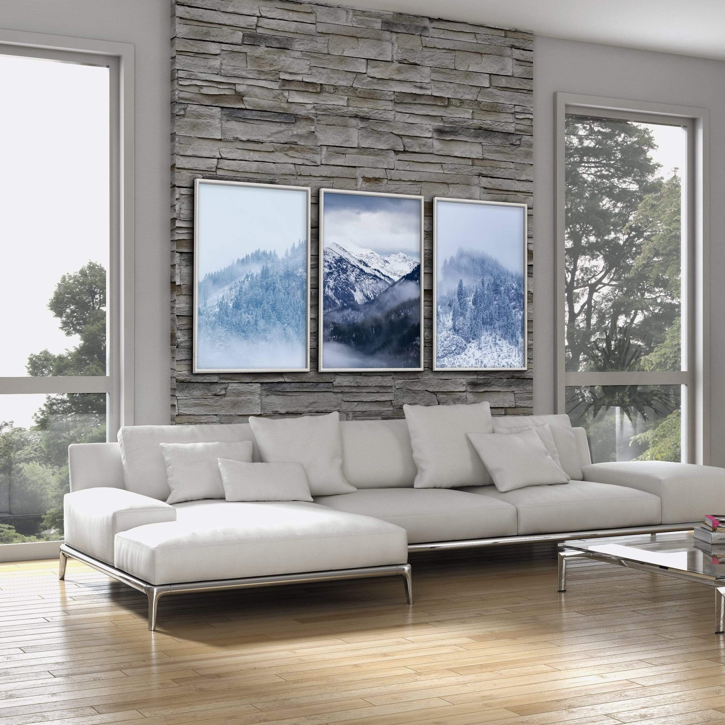 Snowy Mountain Canvas - Image 5