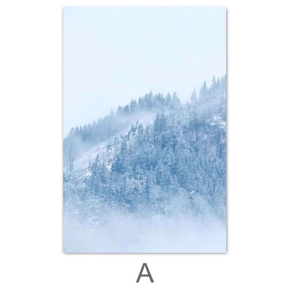 Snowy Mountain Canvas - Image 6