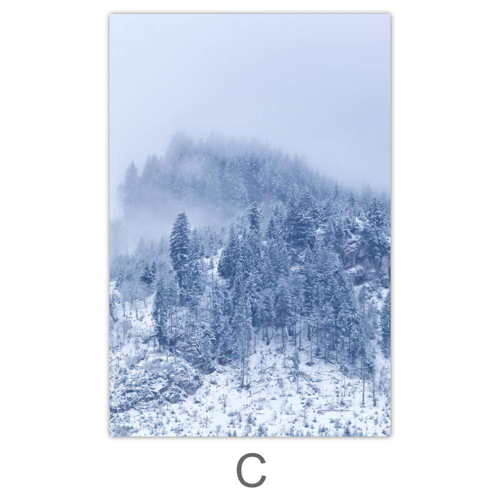 Snowy Mountain Canvas - Image 8