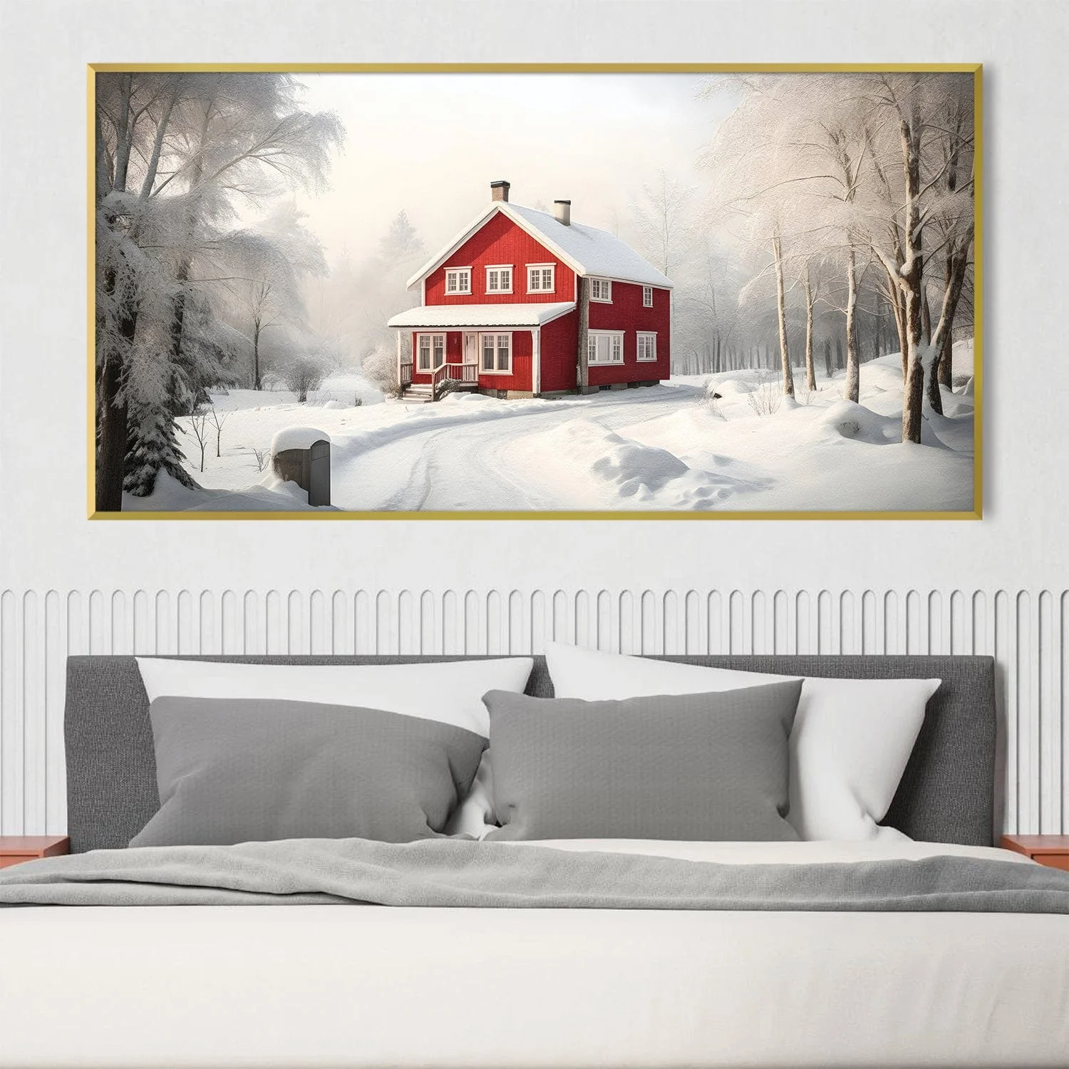 Snowy Ranch Canvas - Image 2