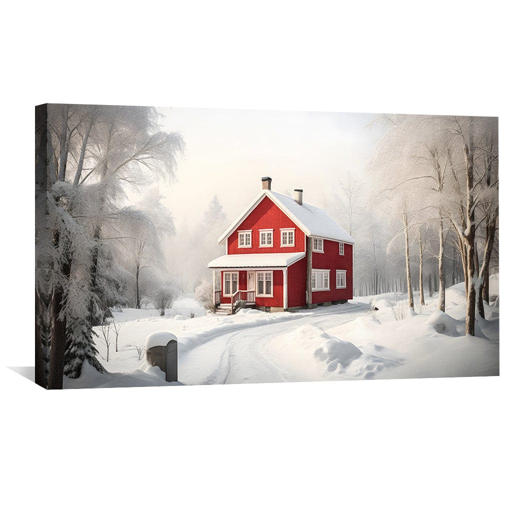 Snowy Ranch Canvas - Image 4