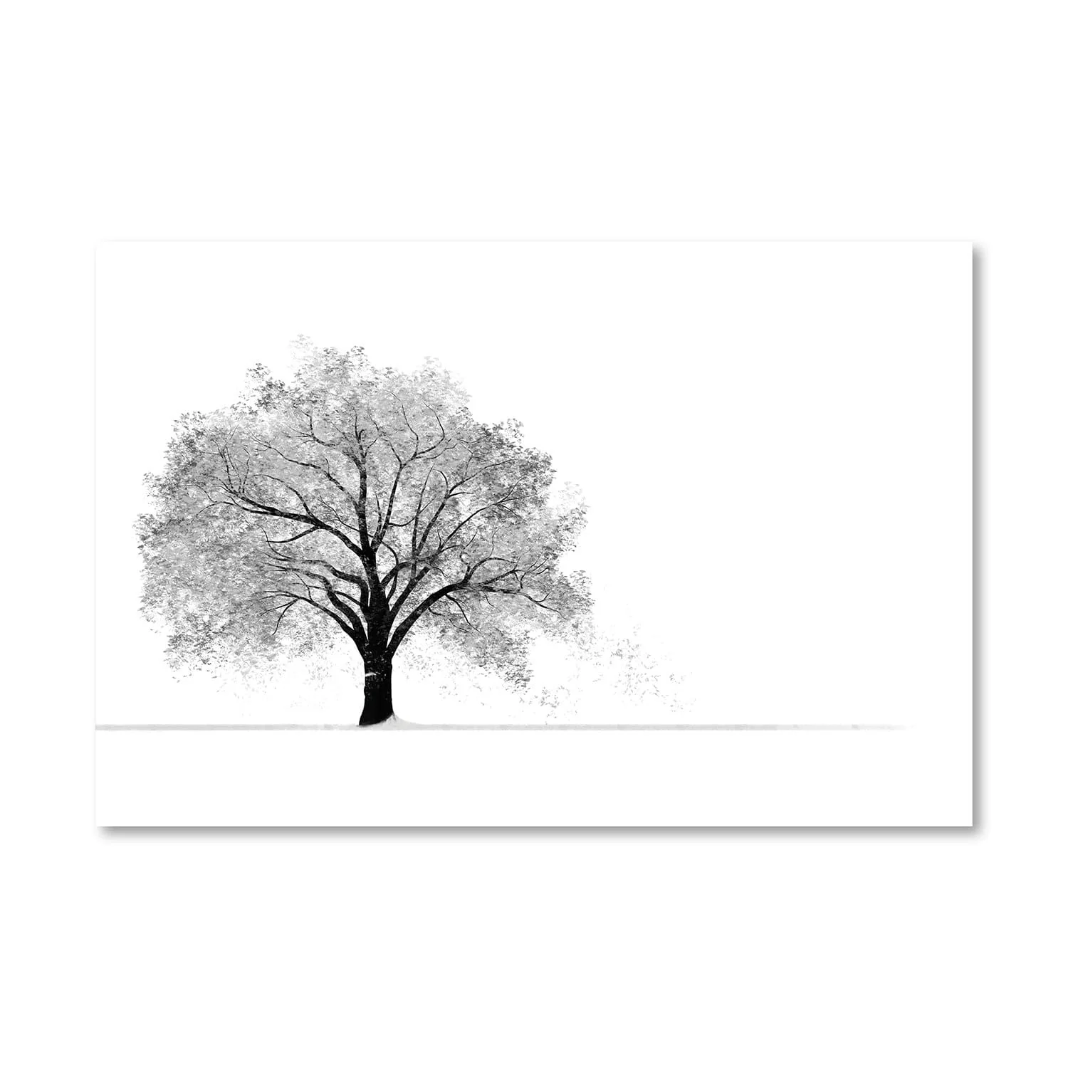 Snowy Willow Canvas - Image 3