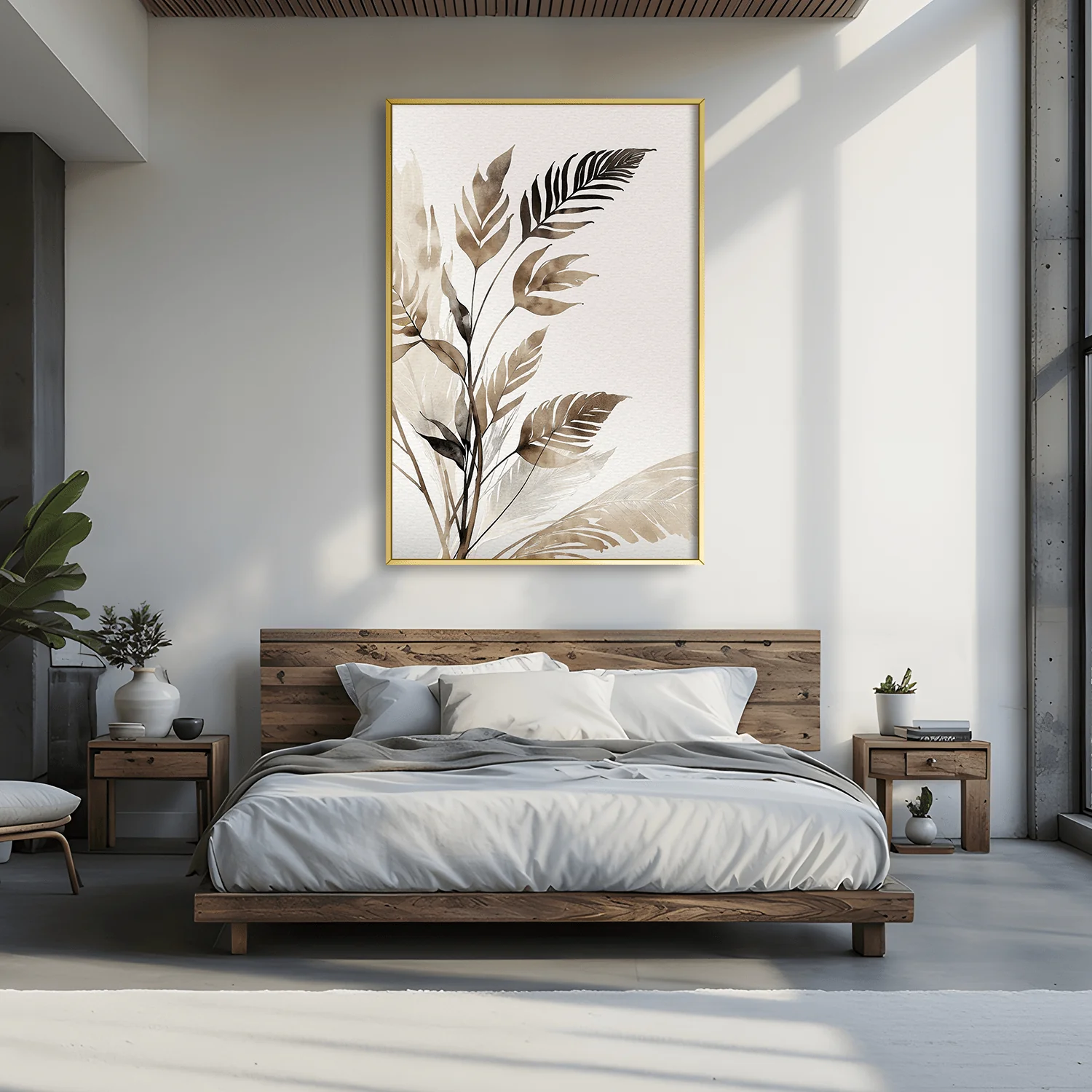 Softwind Leaves Canvas - Image 2