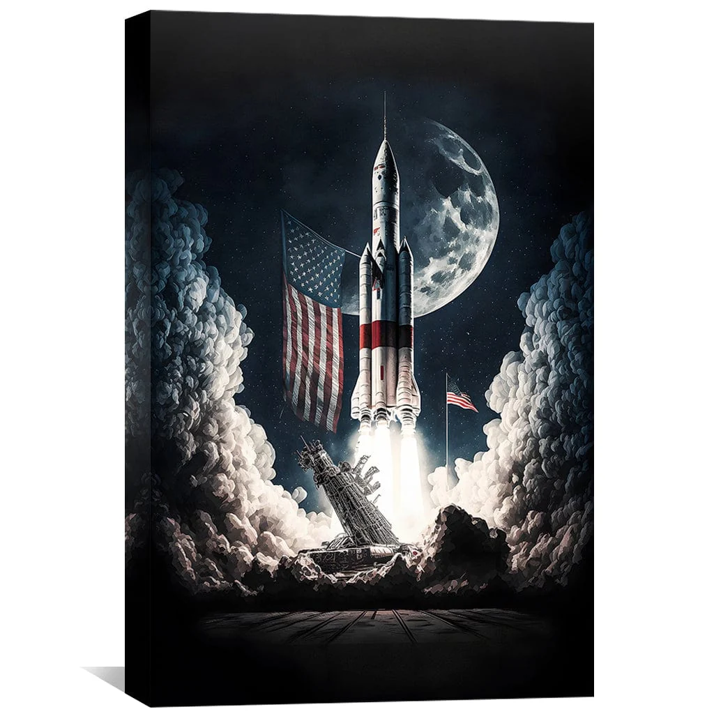 Space Race Canvas - Image 2