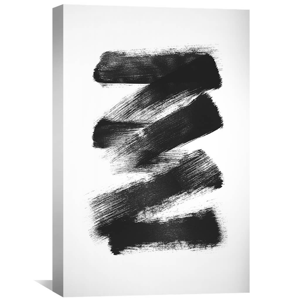 Stacked Faded Strokes Canvas - Image 2