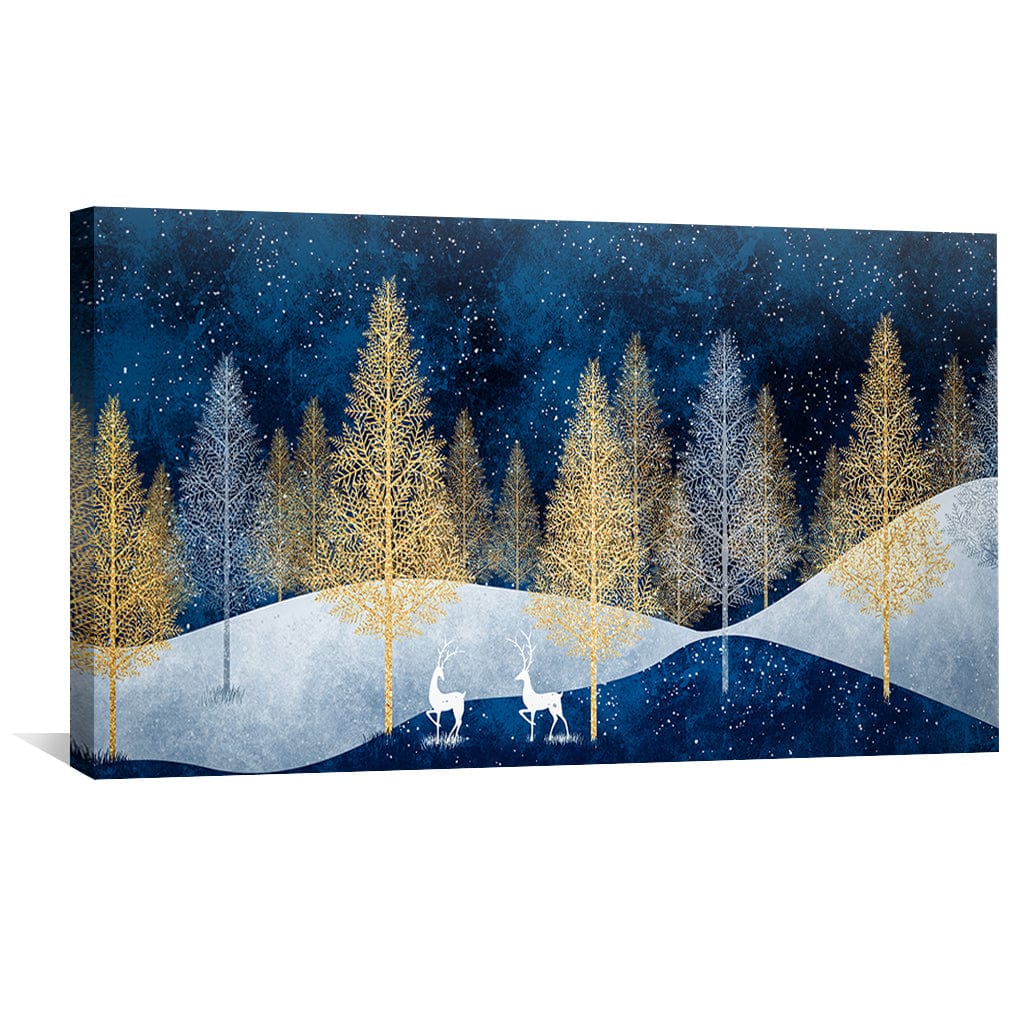 Stags Beneath The Stars Canvas - Image 4