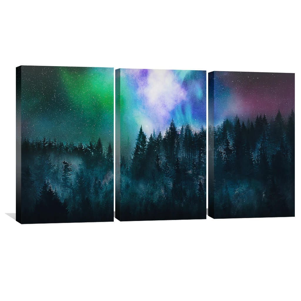 Star Sky Forest Canvas - Image 2