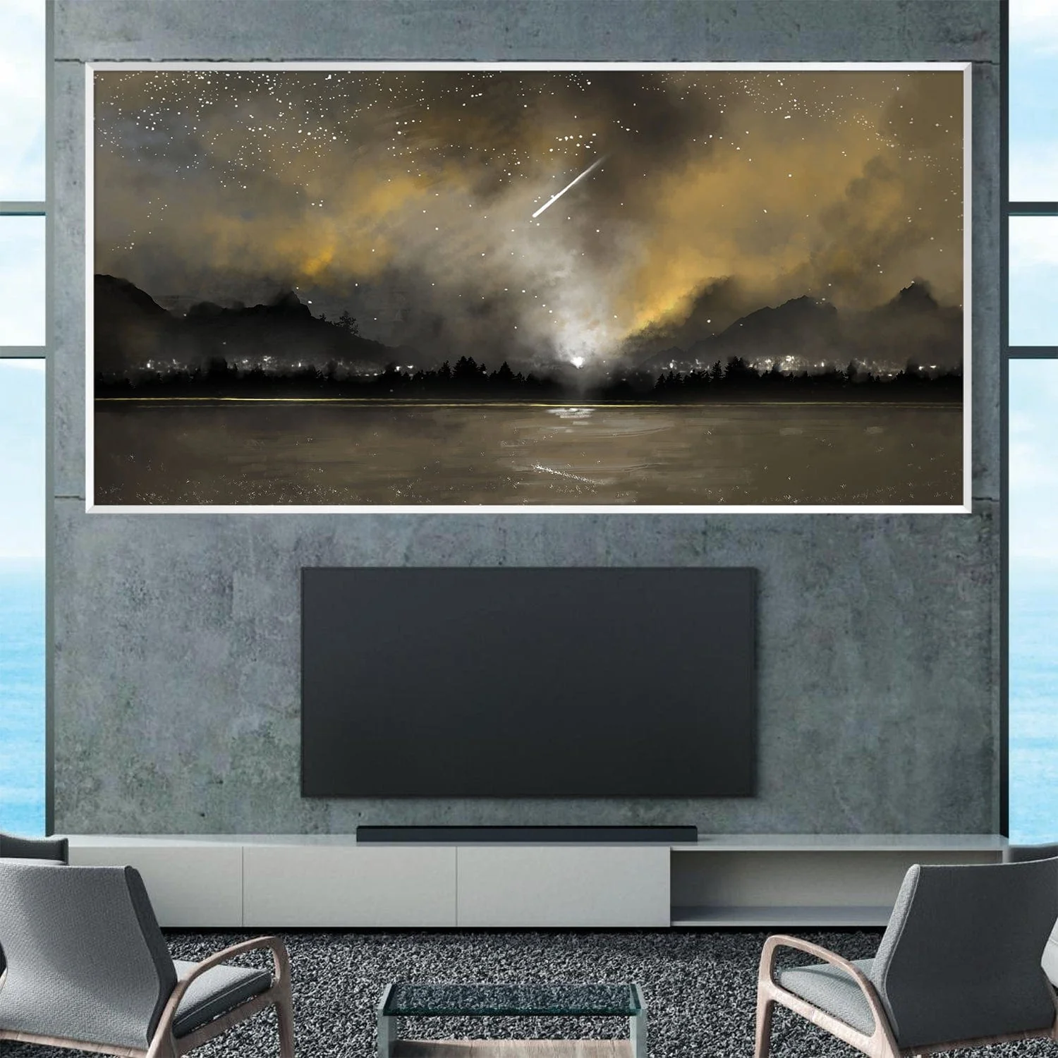 Stardust Serenity Canvas - Image 3