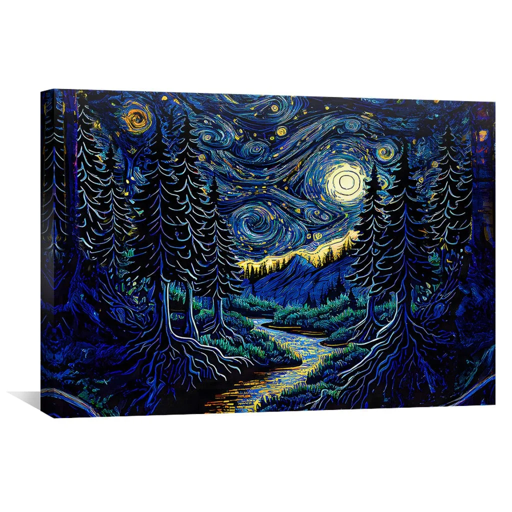 Starry Nature Canvas - Image 2